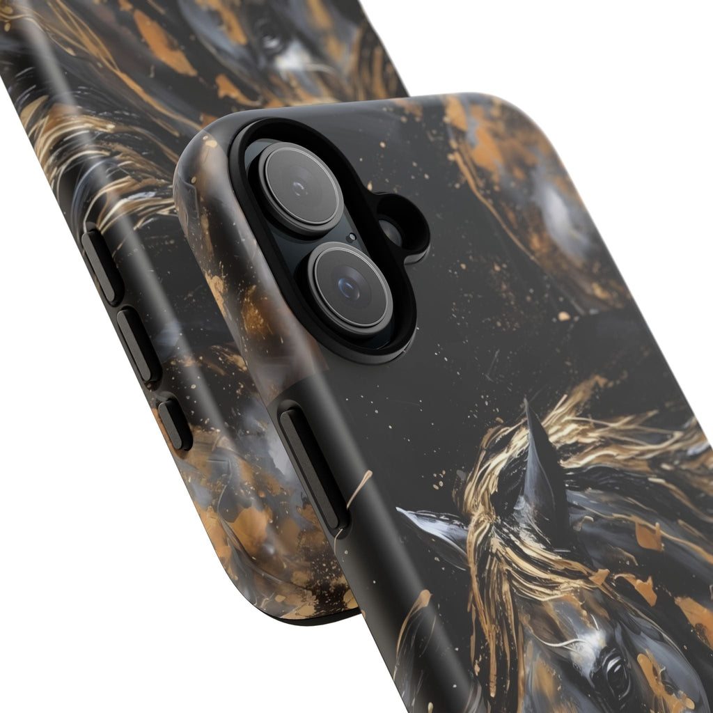 Golden Paint Horse Phone Case | Tough Case Printify