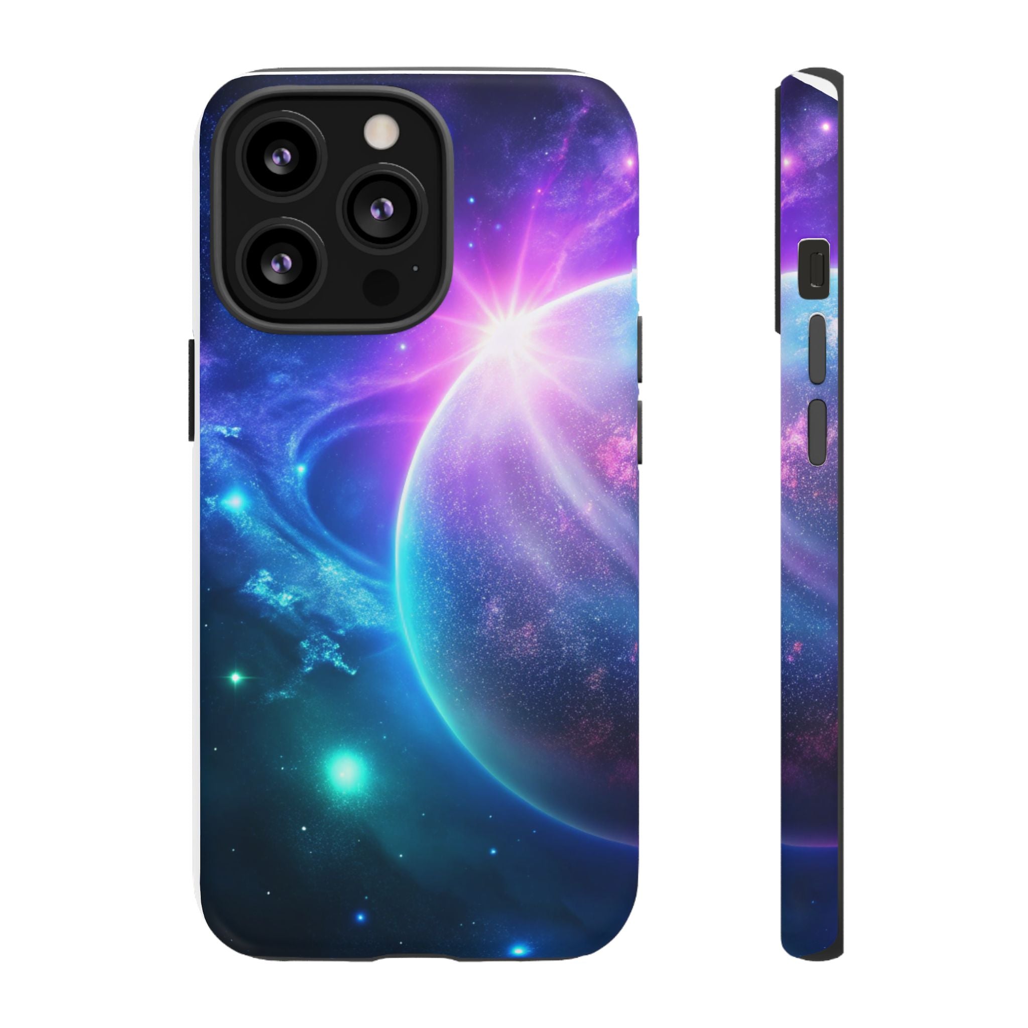 Galaxy Nebula Space Phone Case | Planet Sparkle Tough Case Printify