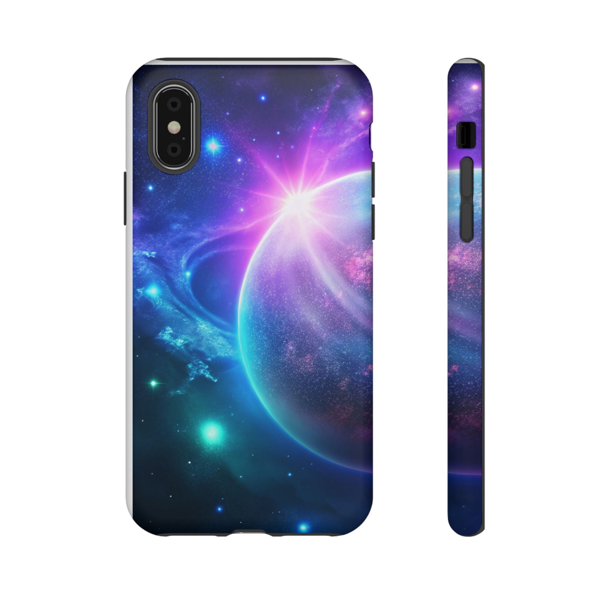 Galaxy Nebula Space Phone Case | Planet Sparkle Tough Case Printify