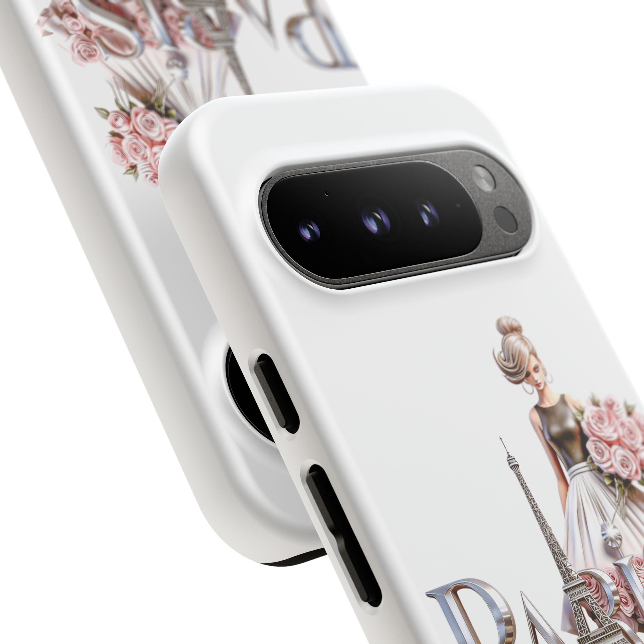 Phone Case | Eiffel Tower Floral Fashion Design Printify