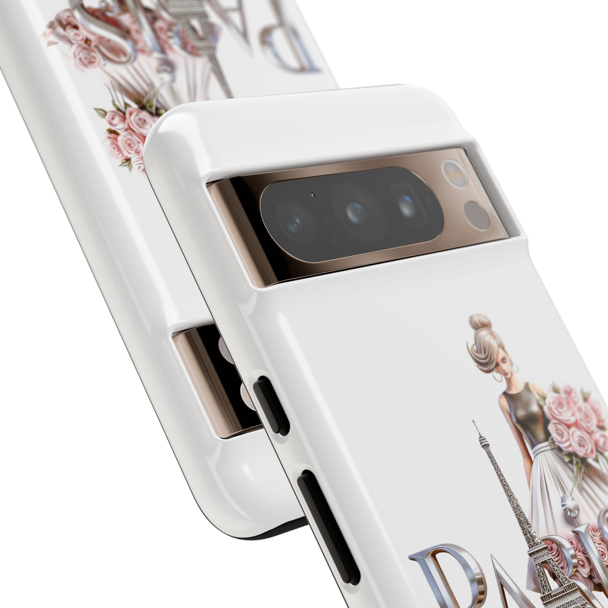 Phone Case | Eiffel Tower Floral Fashion Design Printify