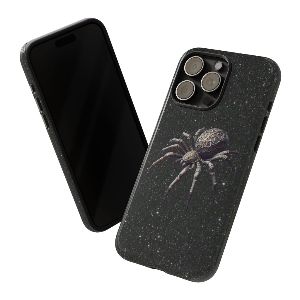 Spider Night Tough Phone Case — Dark Space Tarantula iPhone Cover Printify