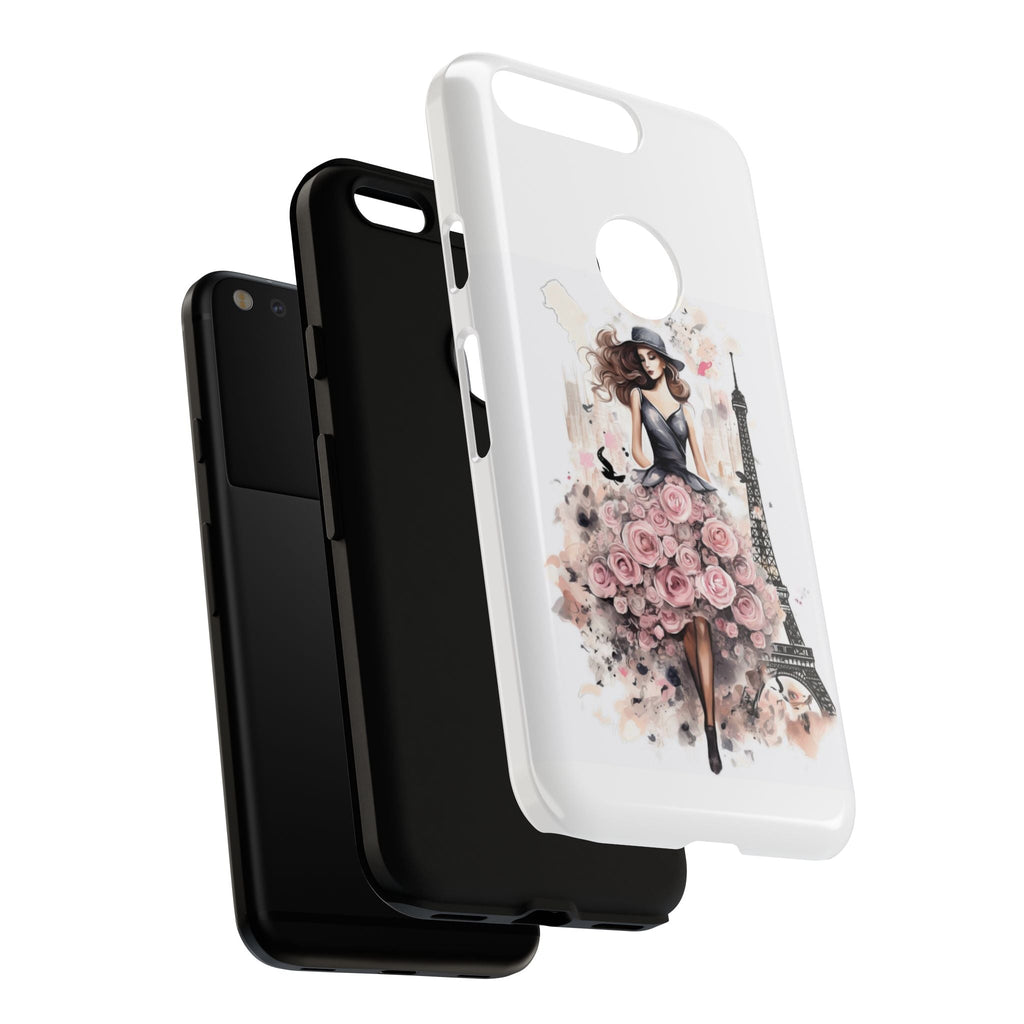 Parisian Rose Dress phone case | iPhone & Samsung slim protective case Printify