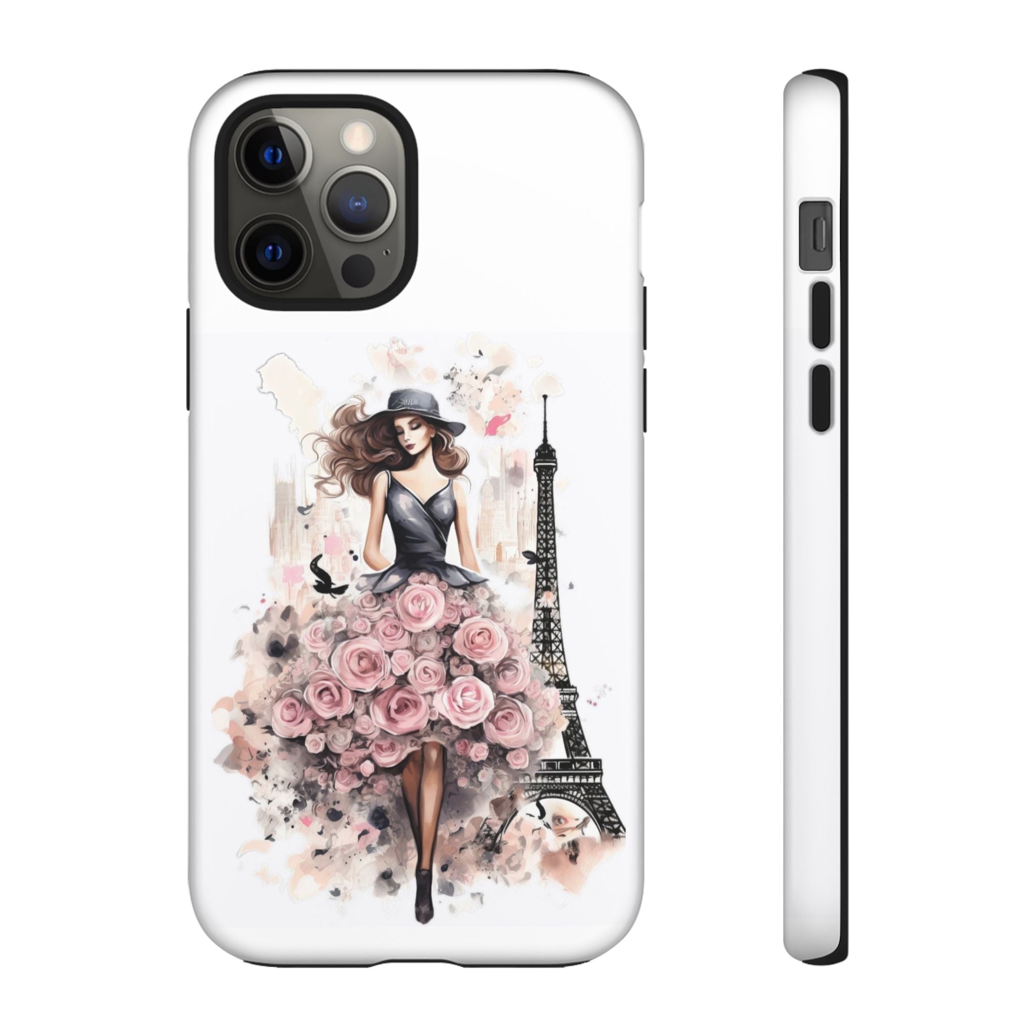 Parisian Rose Dress phone case | iPhone & Samsung slim protective case Printify