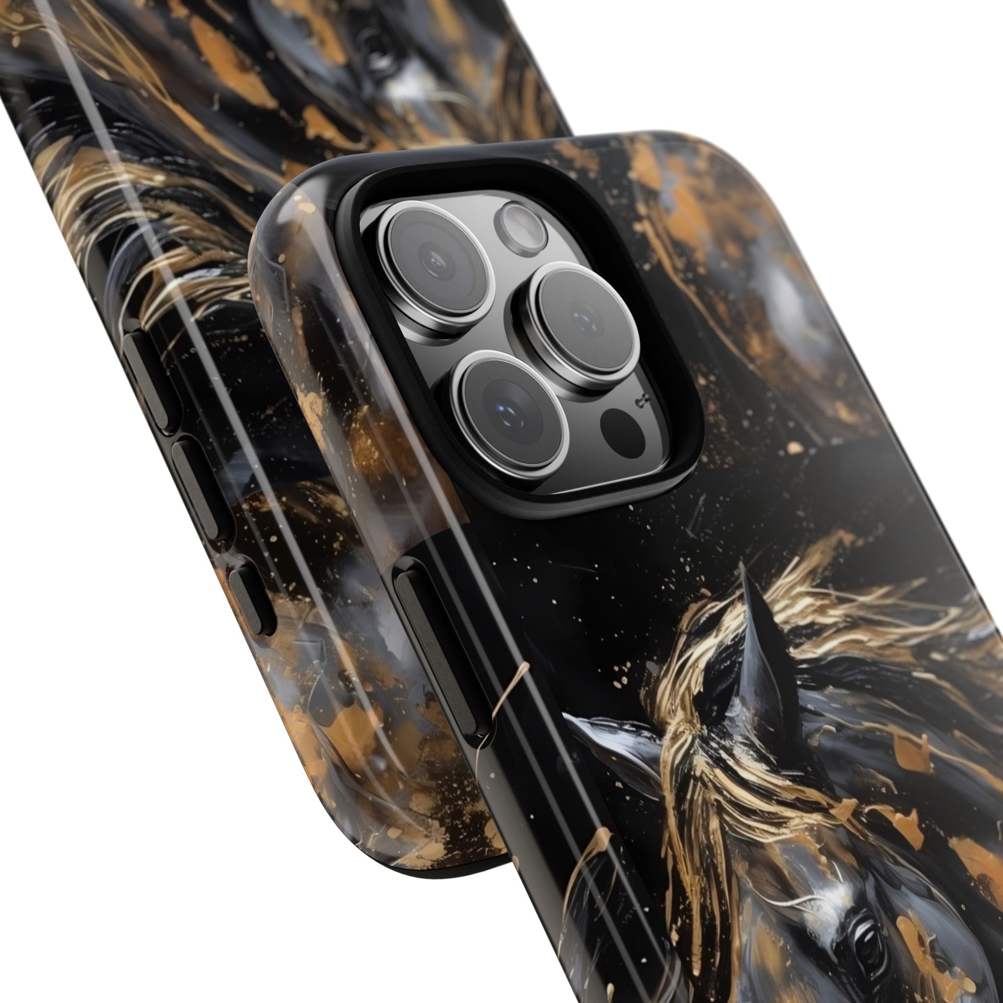 Golden Paint Horse Phone Case | Tough Case Printify