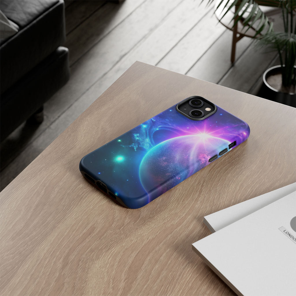 Galaxy Nebula Space Phone Case | Planet Sparkle Tough Case Printify