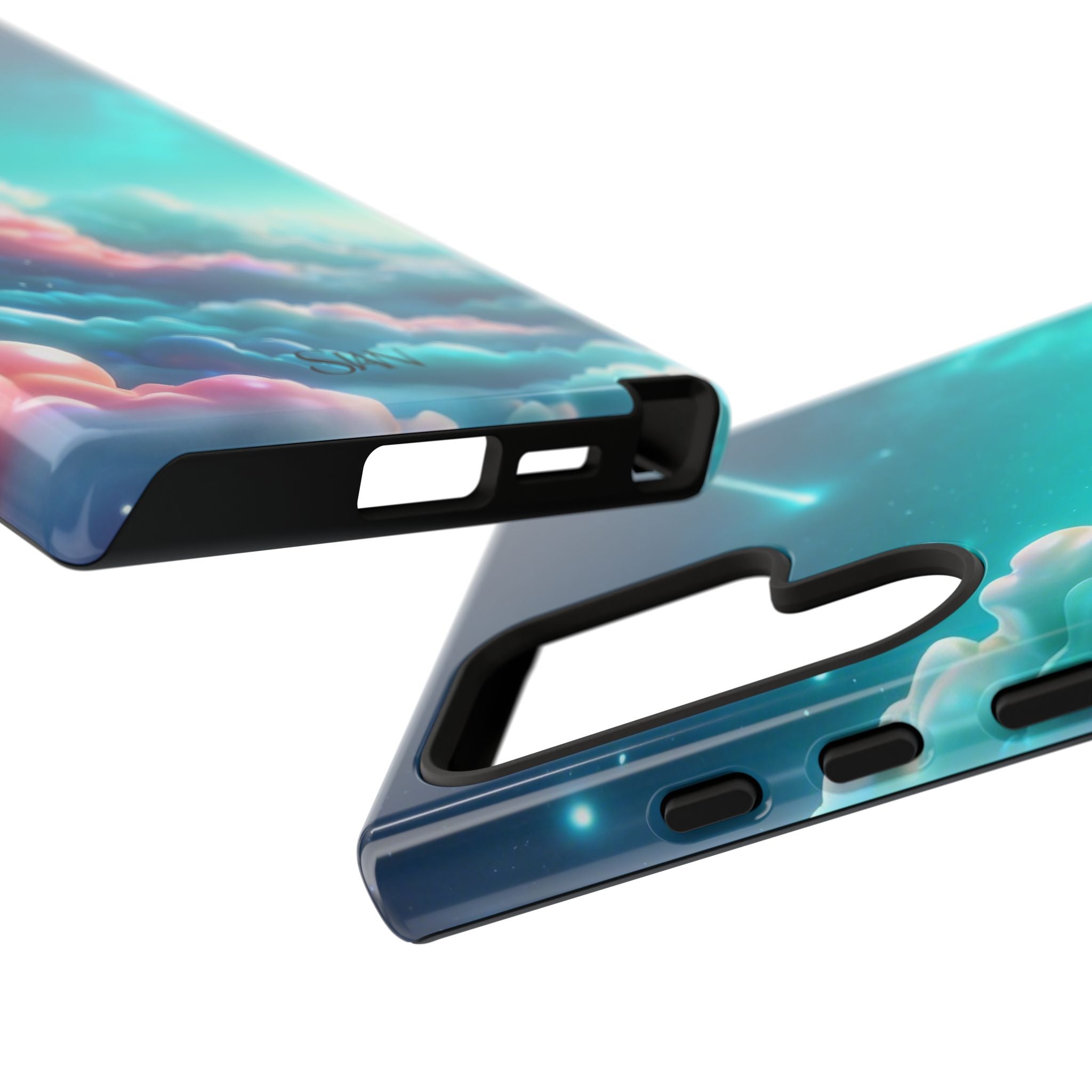 Dreamy Pastel Clouds with Shooting Star phone case Printify