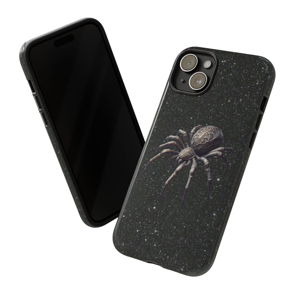 Spider Night Tough Phone Case — Dark Space Tarantula iPhone Cover Printify