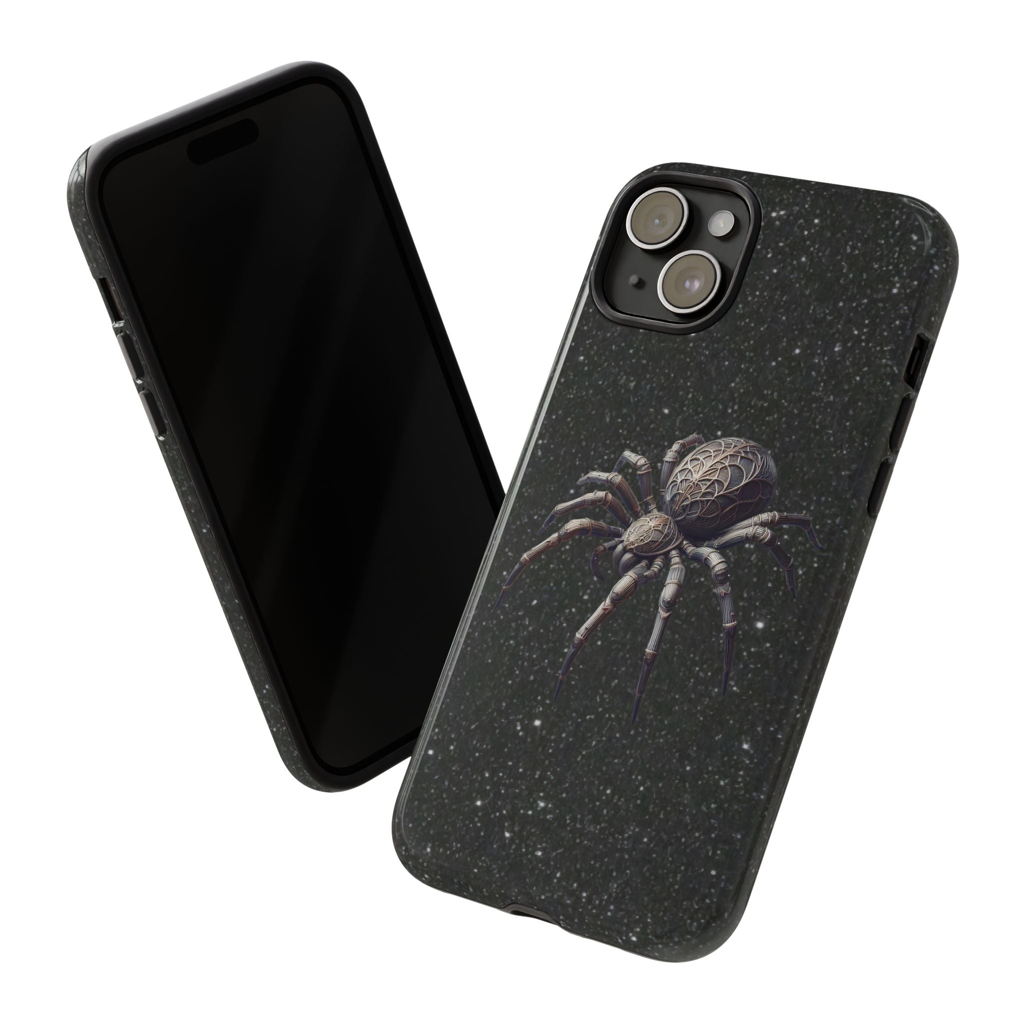 Spider Night Tough Phone Case — Dark Space Tarantula iPhone Cover Printify