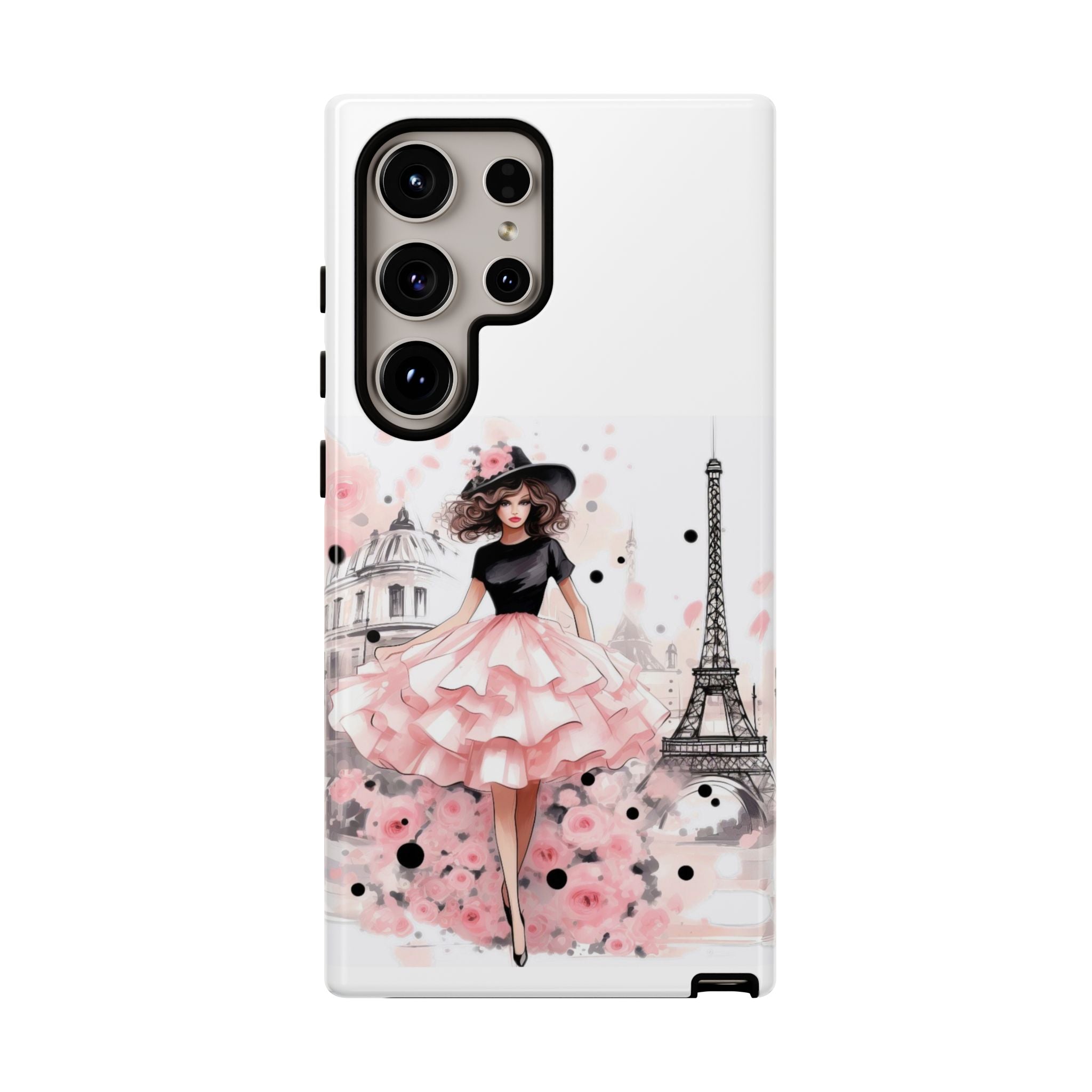 Paris Fashion Illustration Phone Case | Tough Case Printify