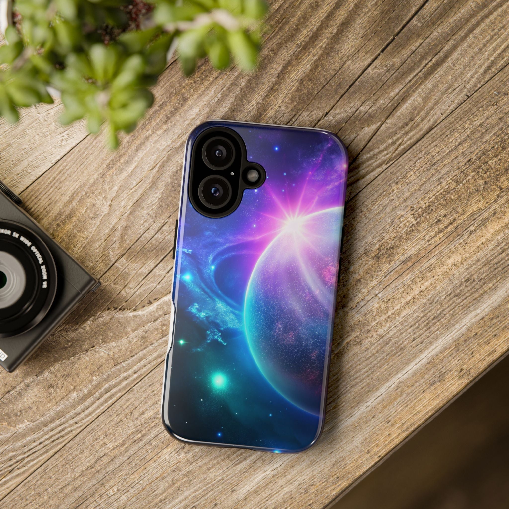 Galaxy Nebula Space Phone Case | Planet Sparkle Tough Case Printify