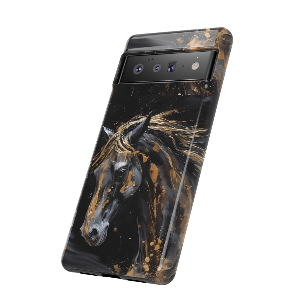 Golden Paint Horse Phone Case | Tough Case Printify