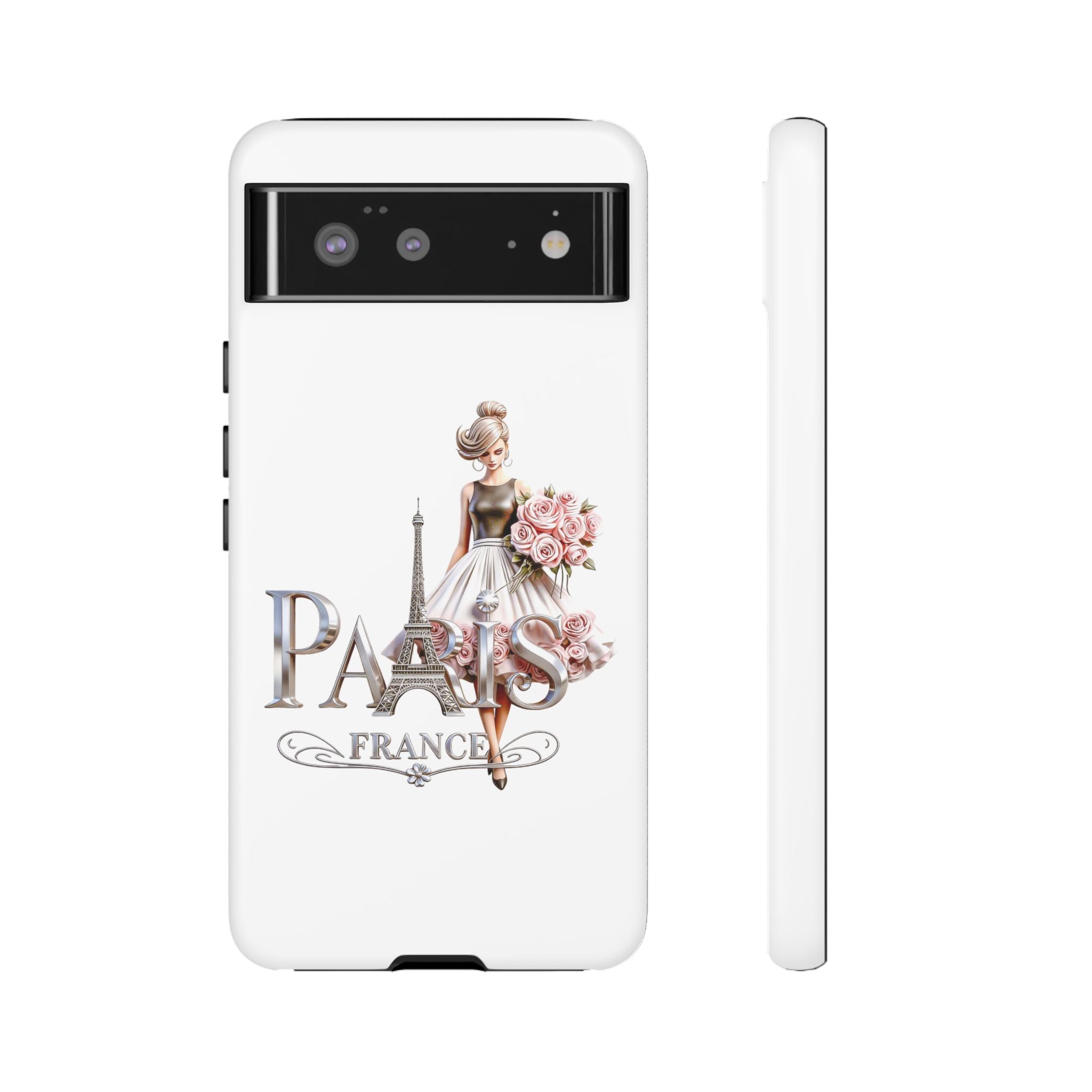 Phone Case | Eiffel Tower Floral Fashion Design Printify