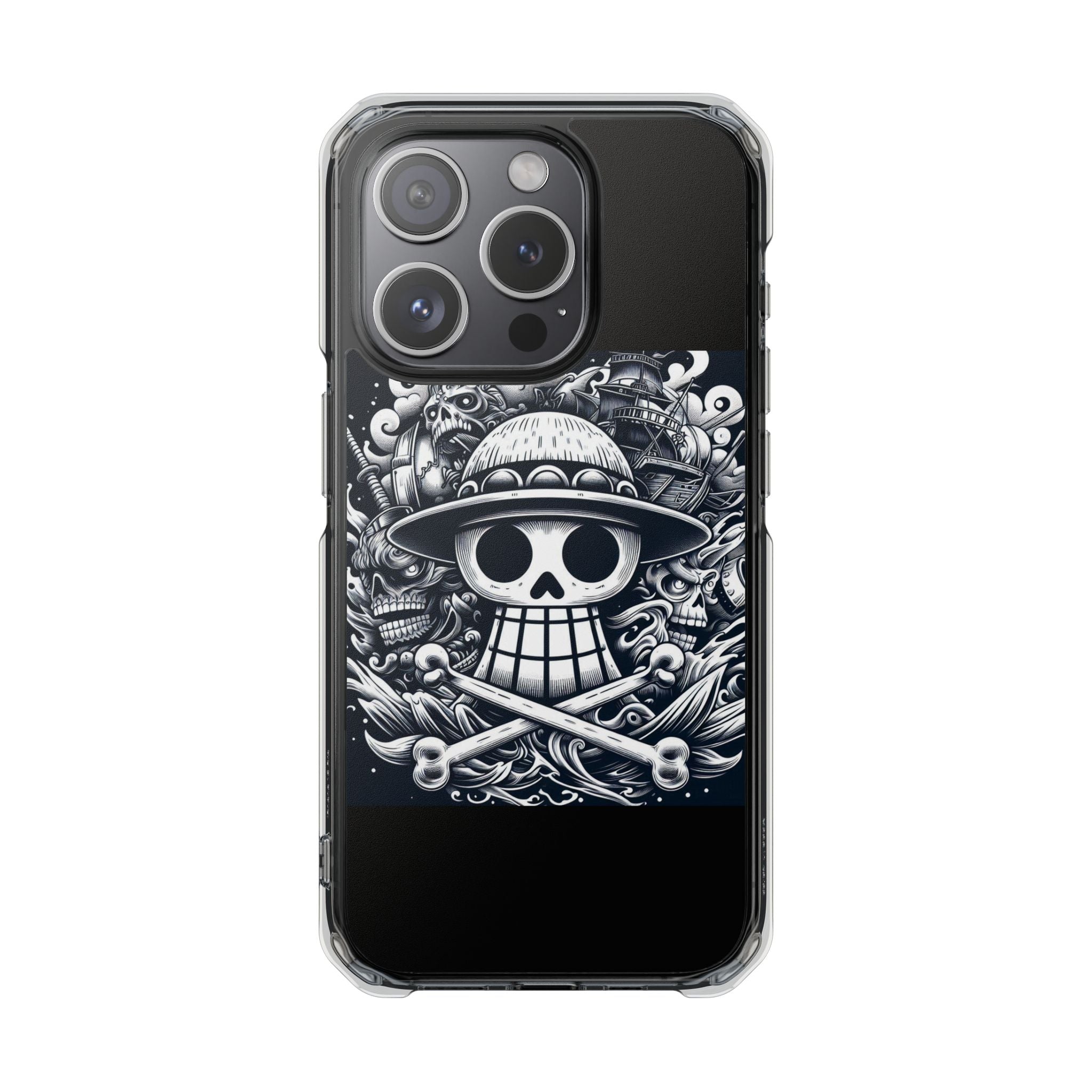 One Piece Case | Magnetic Clear Impact Case Printify