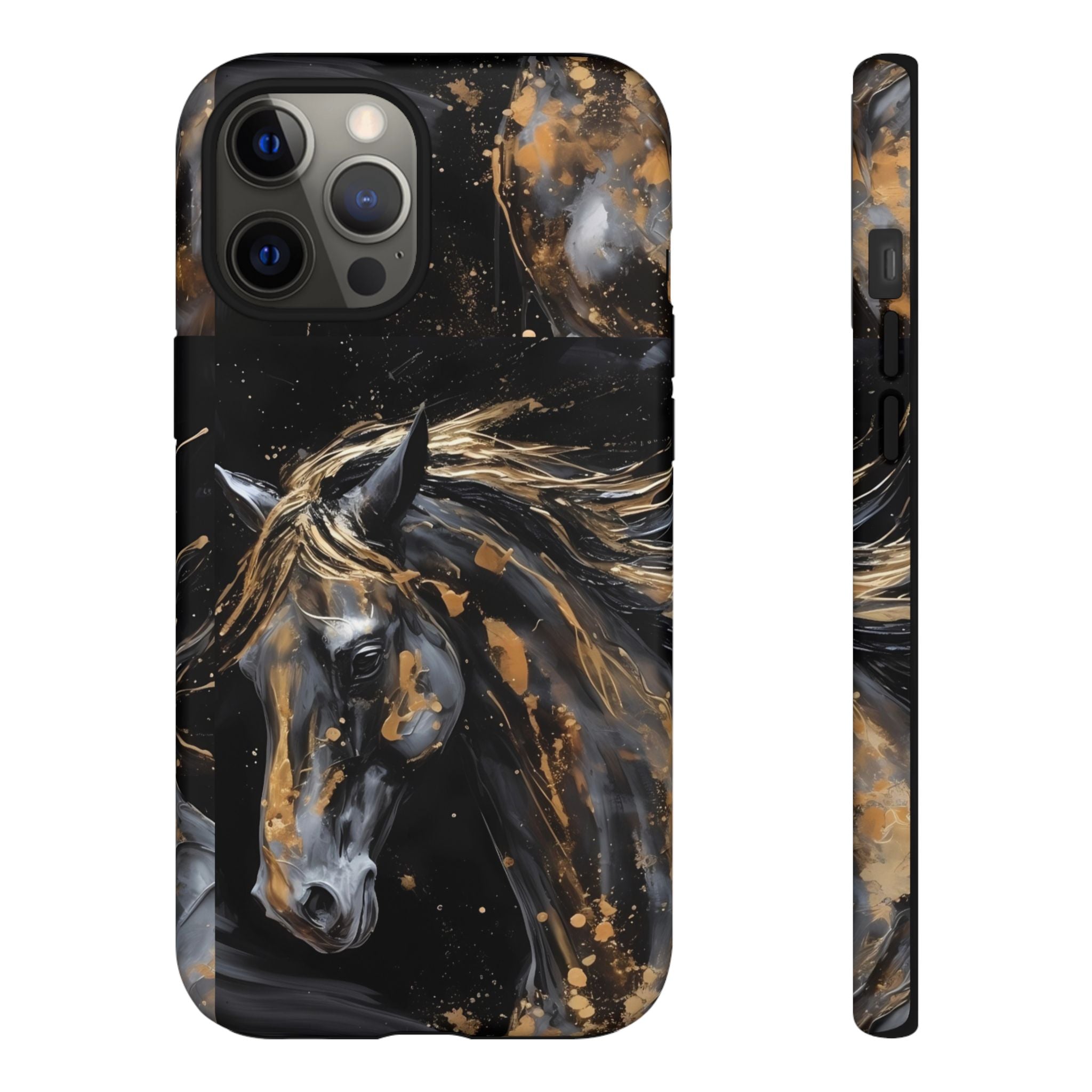 Golden Paint Horse Phone Case | Tough Case Printify