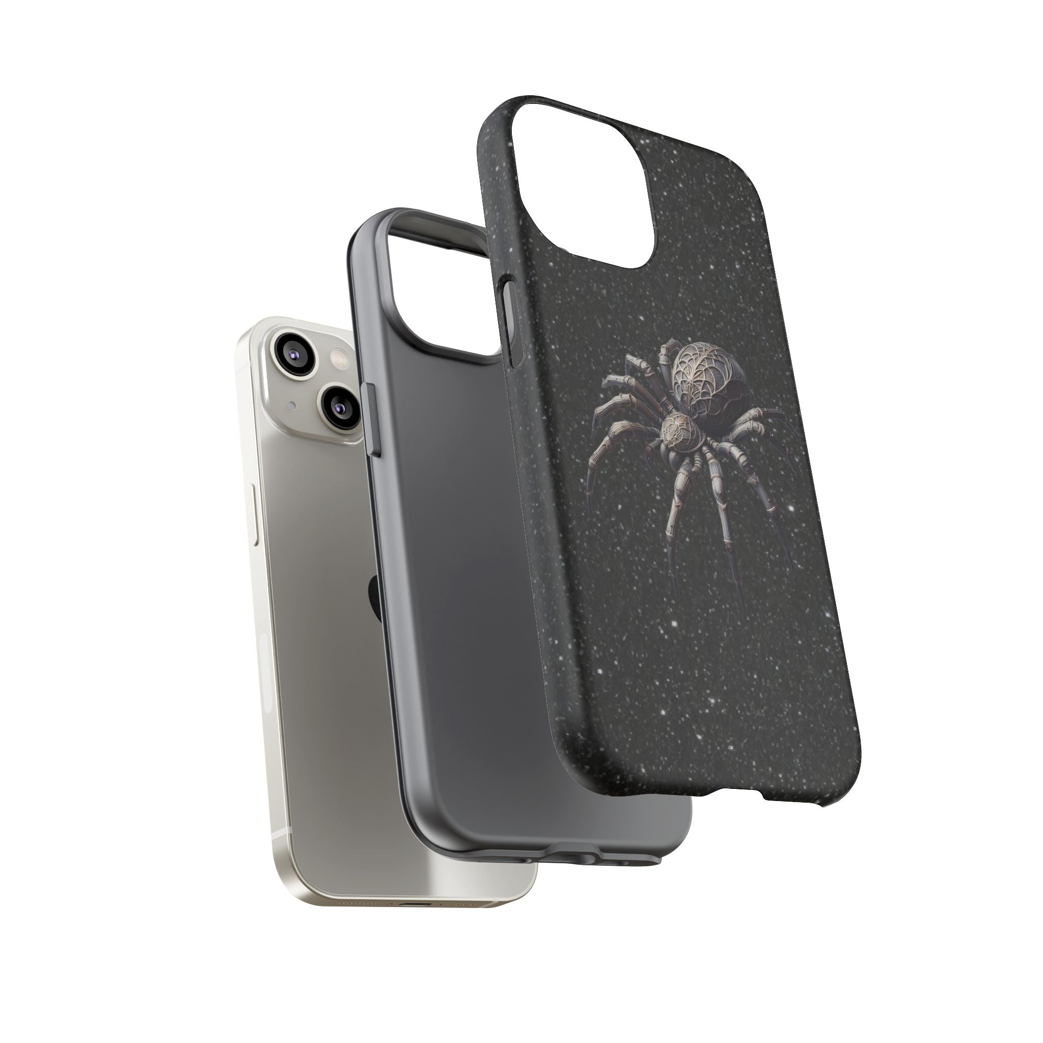 Spider Night Tough Phone Case — Dark Space Tarantula iPhone Cover Printify
