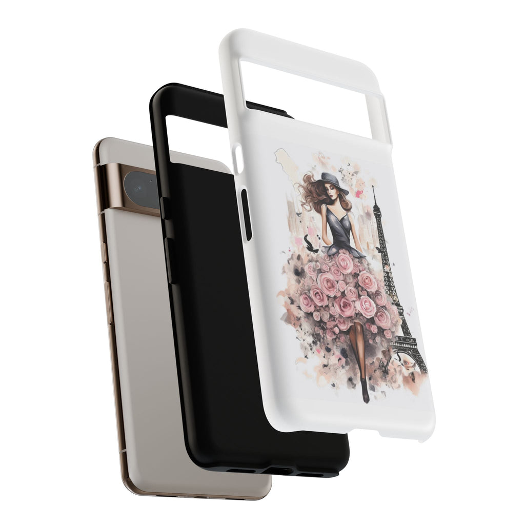 Parisian Rose Dress phone case | iPhone & Samsung slim protective case Printify