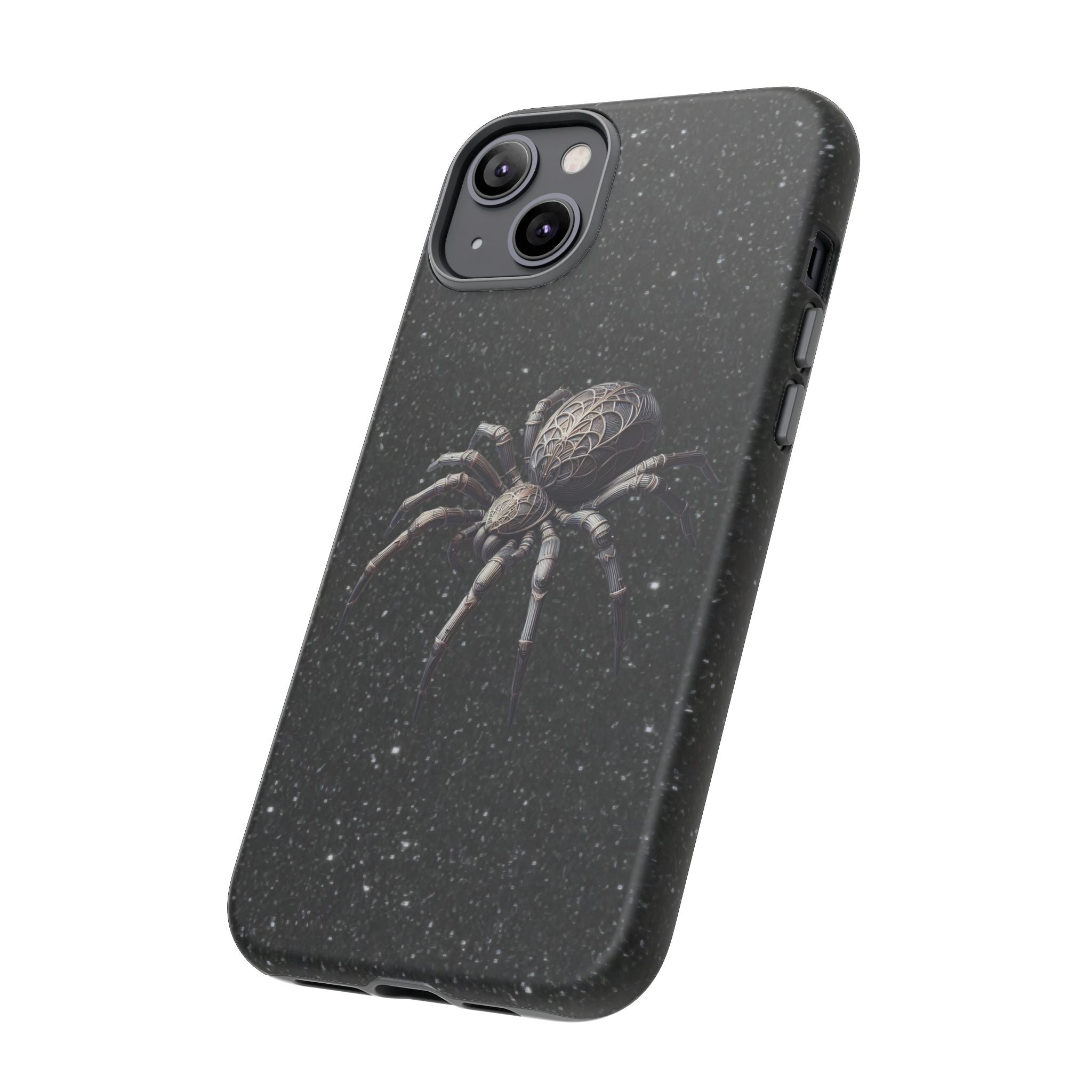 Spider Night Tough Phone Case — Dark Space Tarantula iPhone Cover Printify