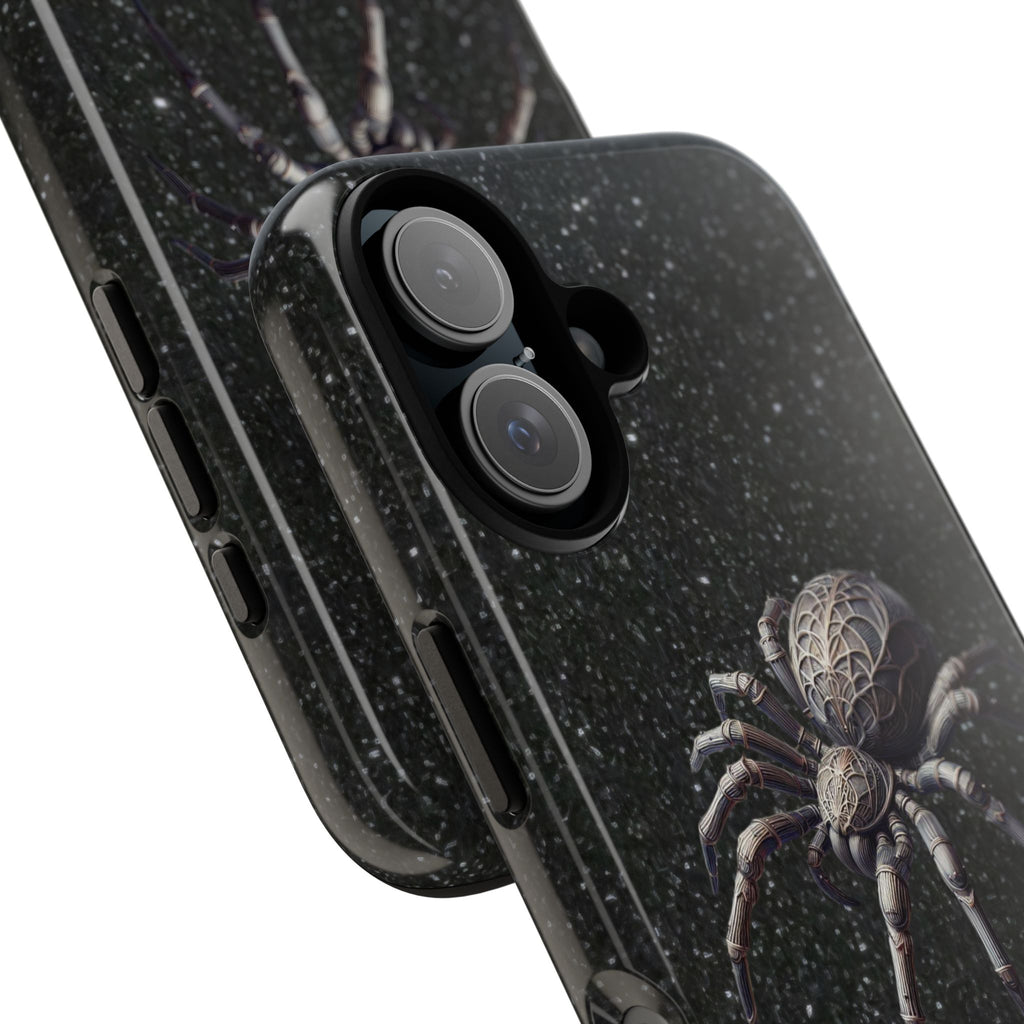 Spider Night Tough Phone Case — Dark Space Tarantula iPhone Cover Printify