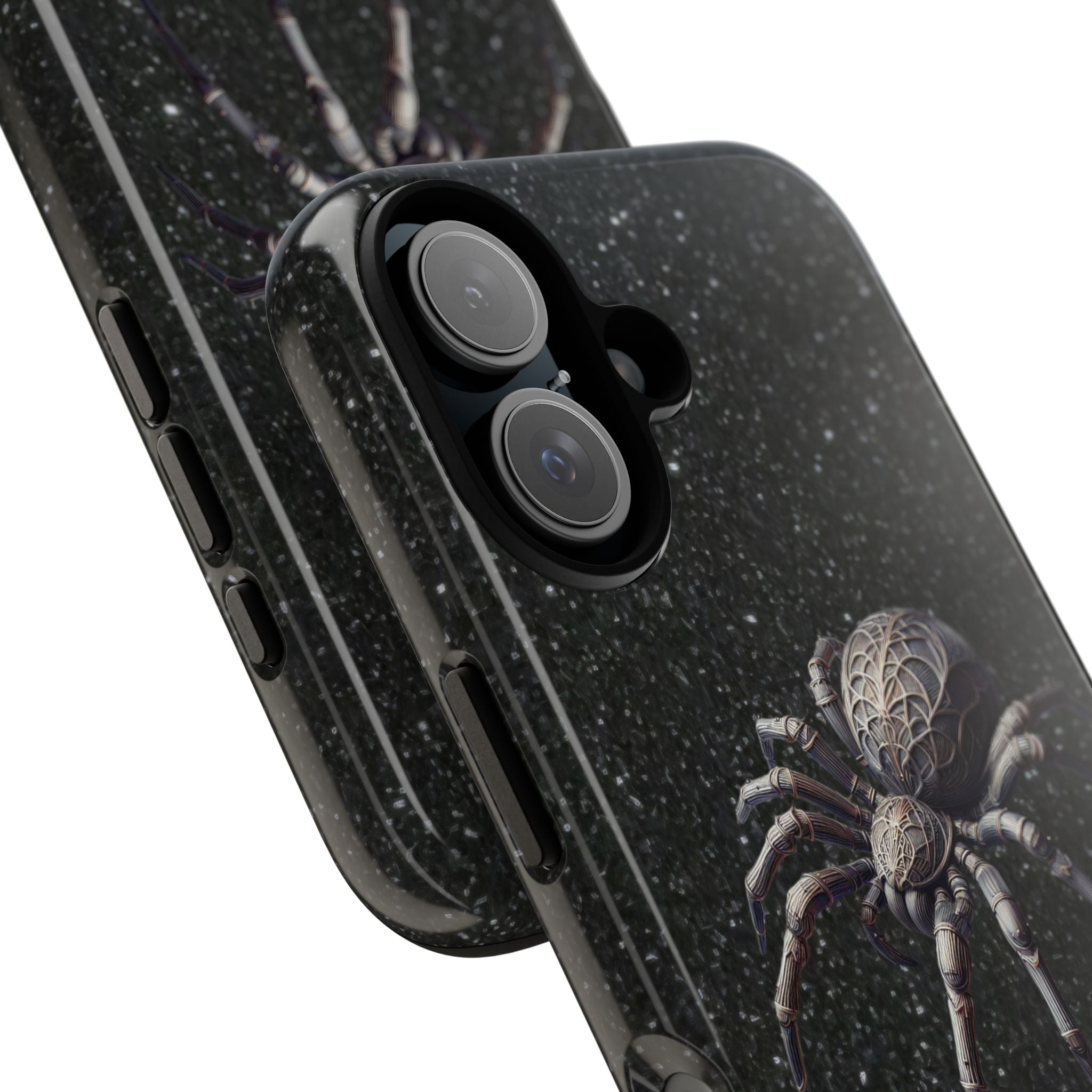 Spider Night Tough Phone Case — Dark Space Tarantula iPhone Cover Printify