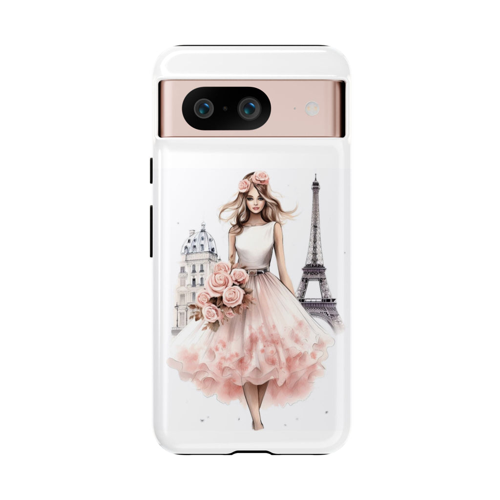 Parisian Ballerina Bouquet phone case | Tough Cases Printify