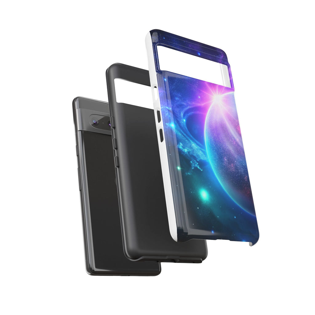 Galaxy Nebula Space Phone Case | Planet Sparkle Tough Case Printify
