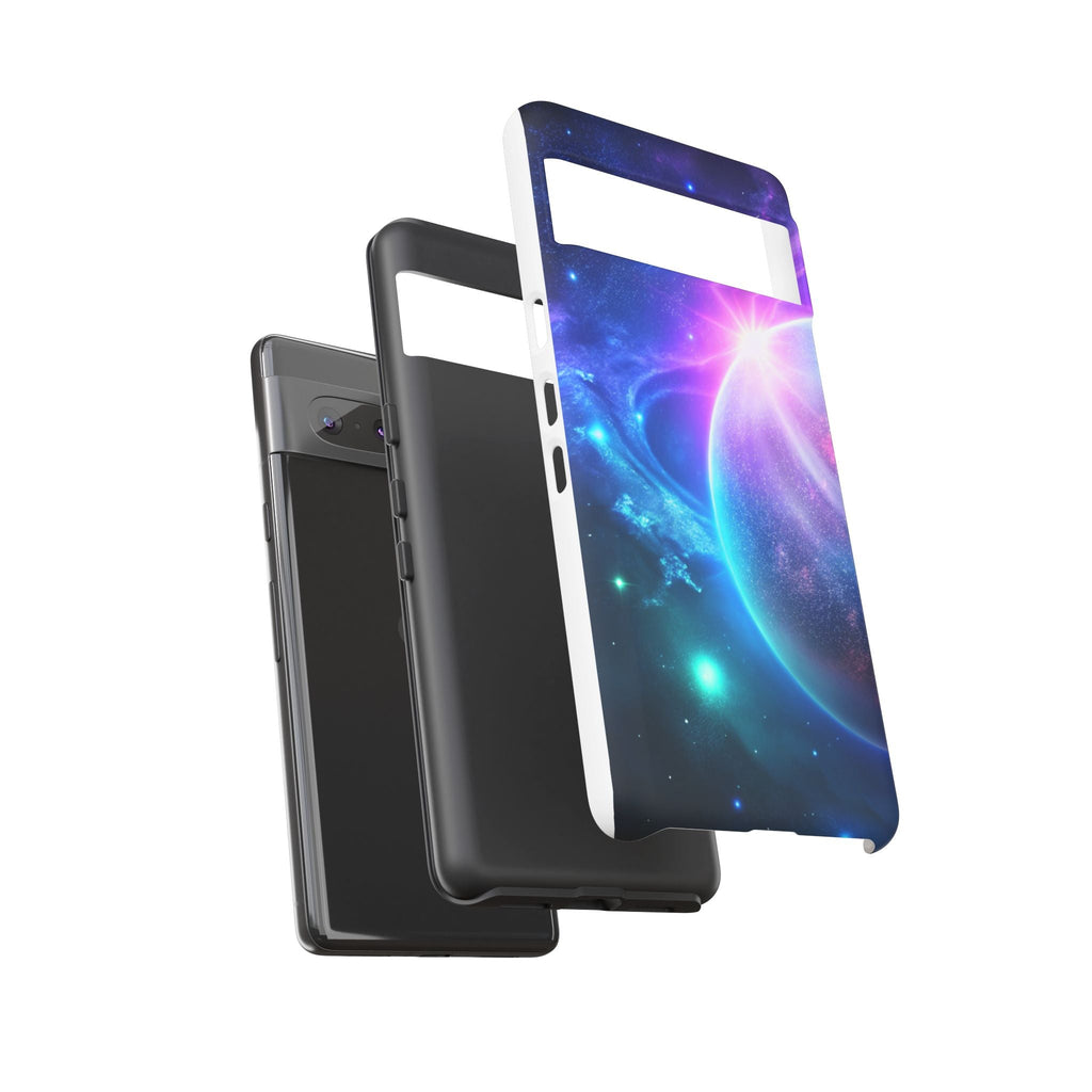 Galaxy Nebula Space Phone Case | Planet Sparkle Tough Case Printify