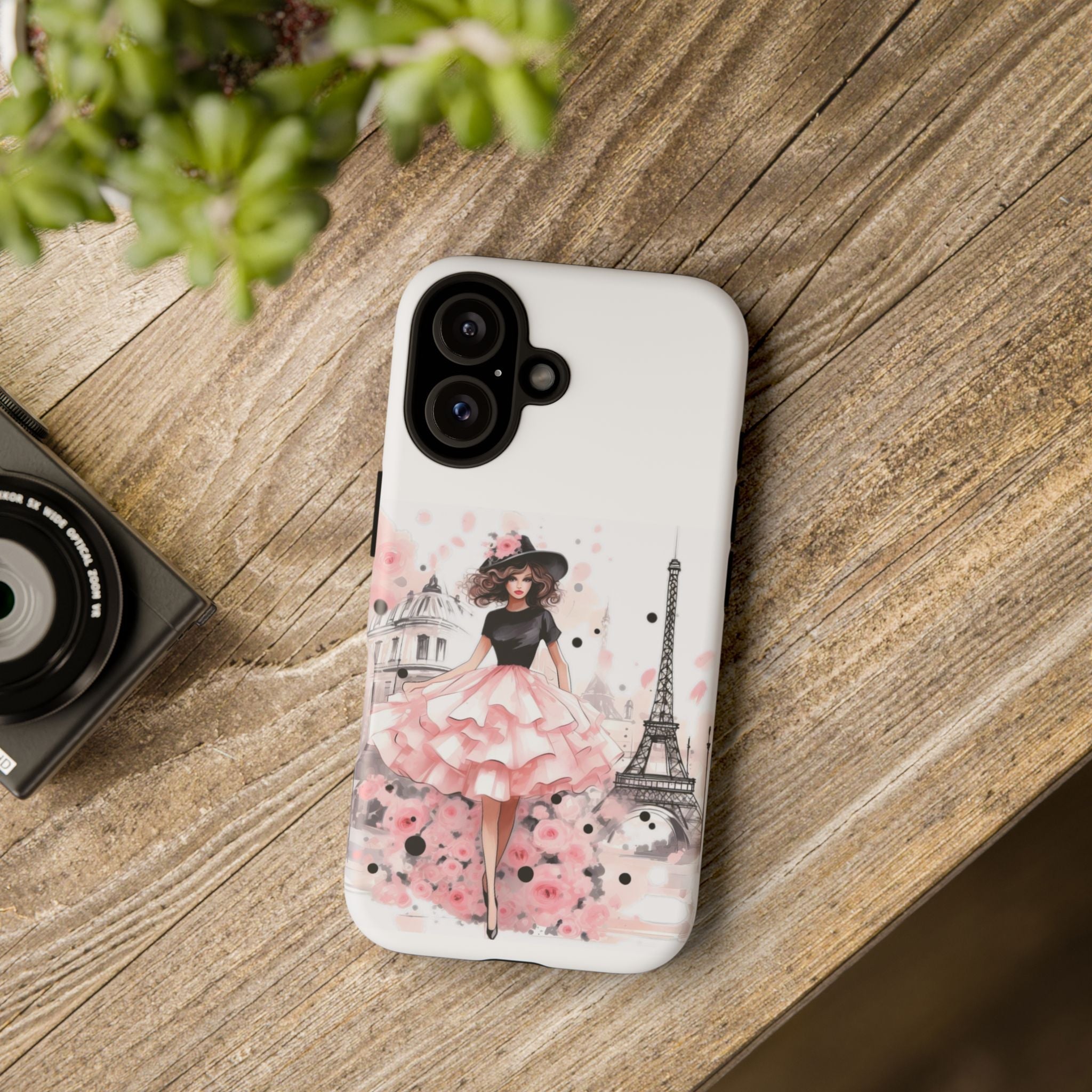 Paris Fashion Illustration Phone Case | Tough Case Printify