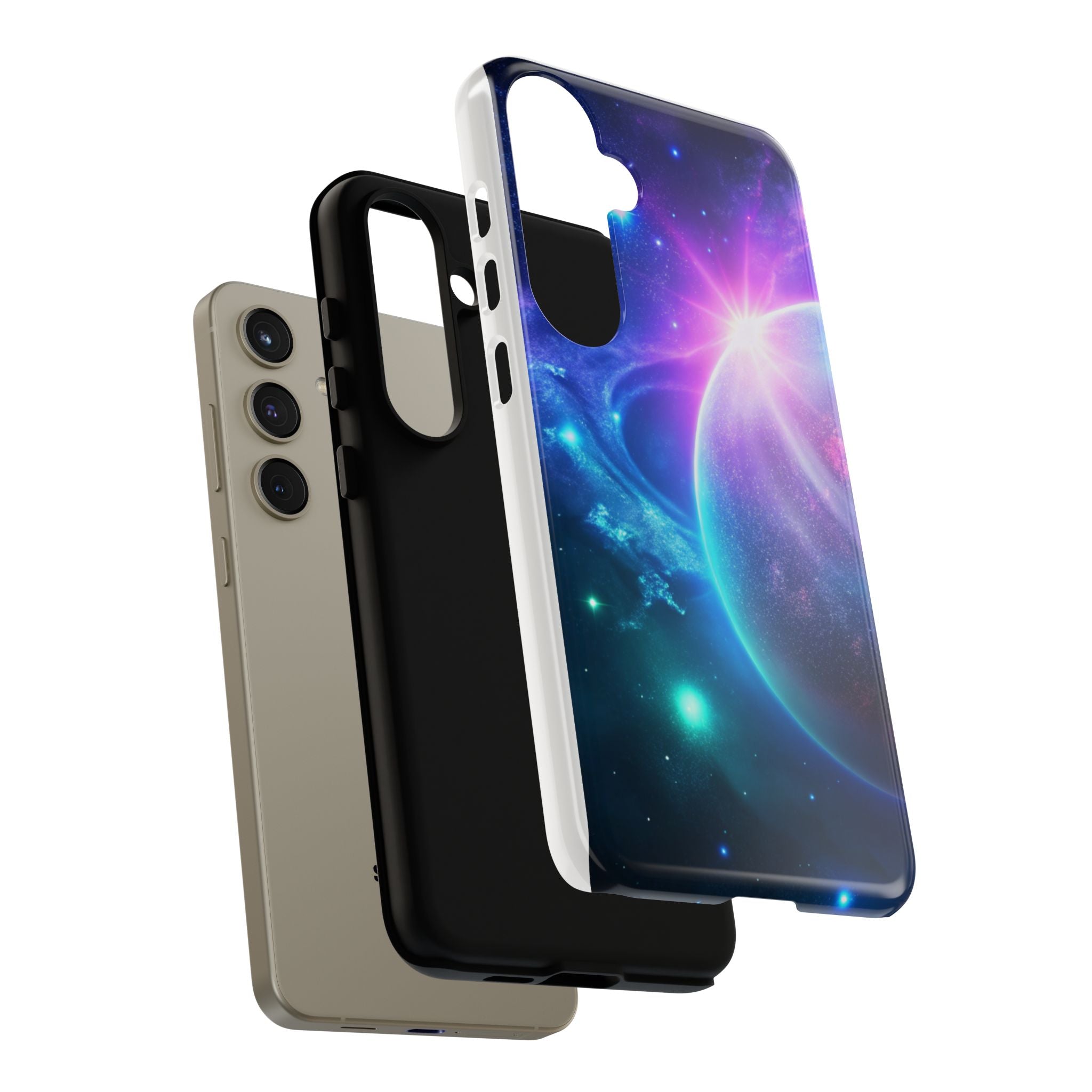 Galaxy Nebula Space Phone Case | Planet Sparkle Tough Case Printify