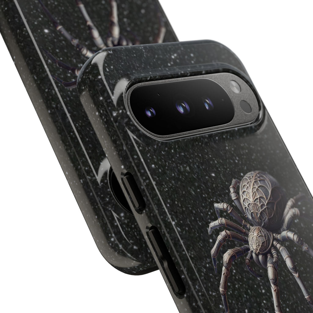 Spider Night Tough Phone Case — Dark Space Tarantula iPhone Cover Printify