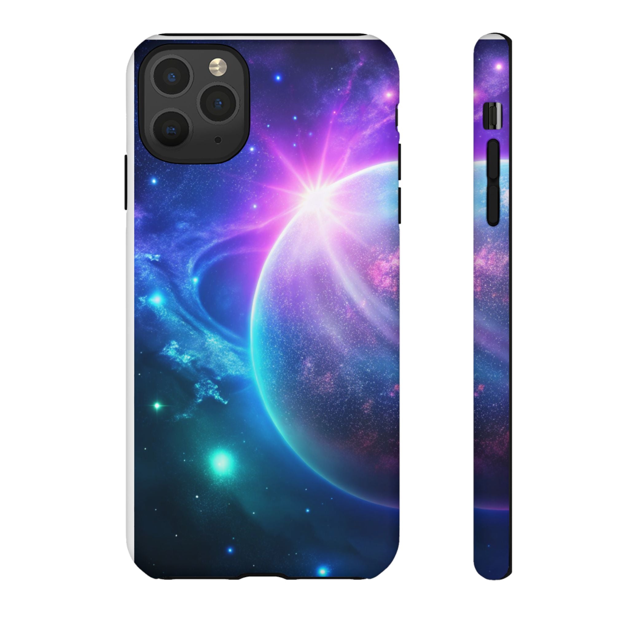 Galaxy Nebula Space Phone Case | Planet Sparkle Tough Case Printify