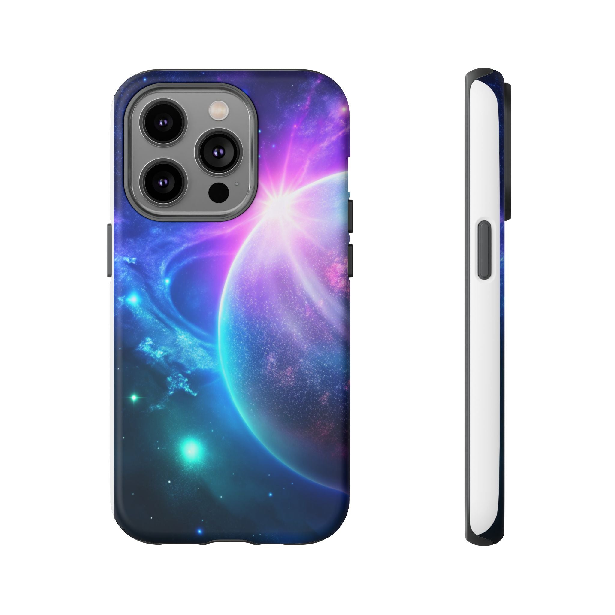 Galaxy Nebula Space Phone Case | Planet Sparkle Tough Case Printify