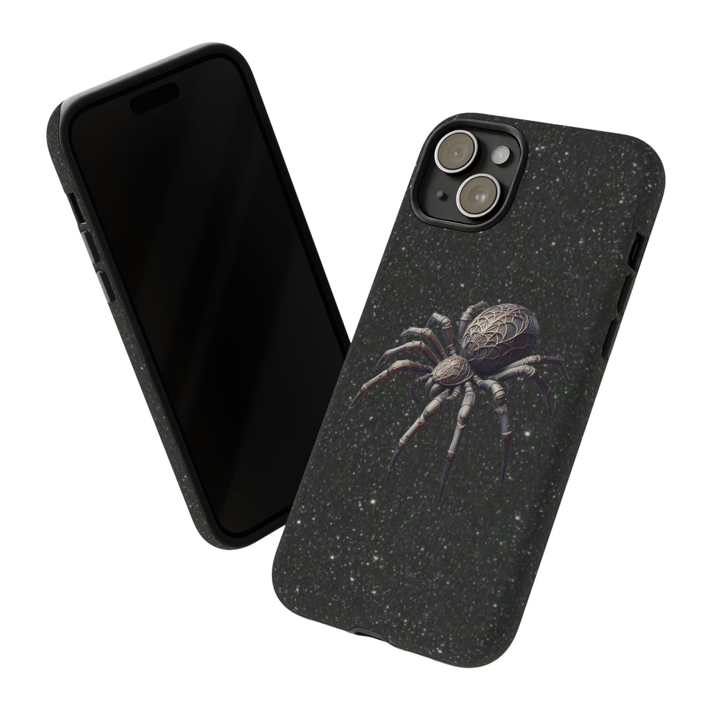 Spider Night Tough Phone Case — Dark Space Tarantula iPhone Cover Printify