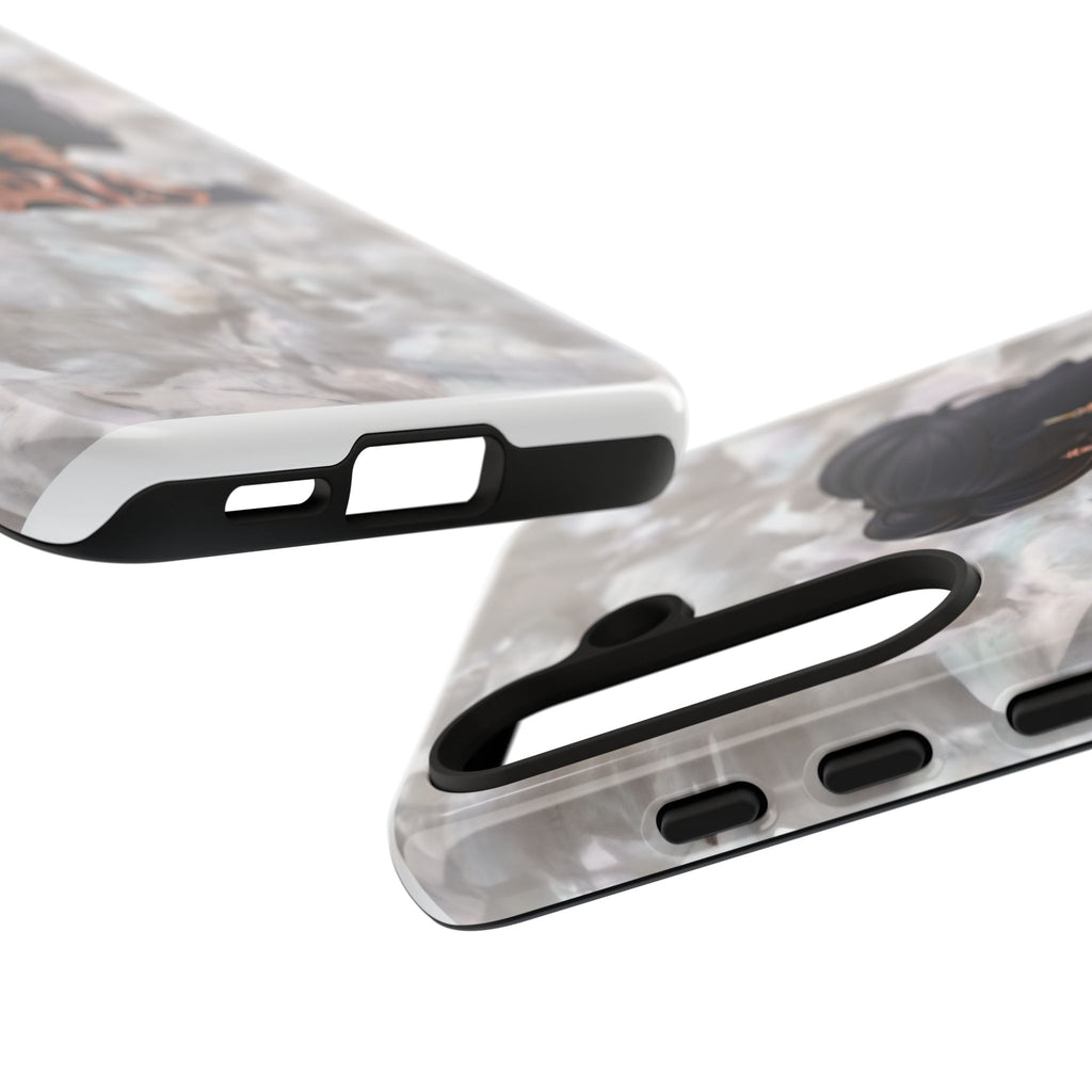 Paris Silhouette Pearl Phone Case — Tough Protective Smartphone Cover Printify