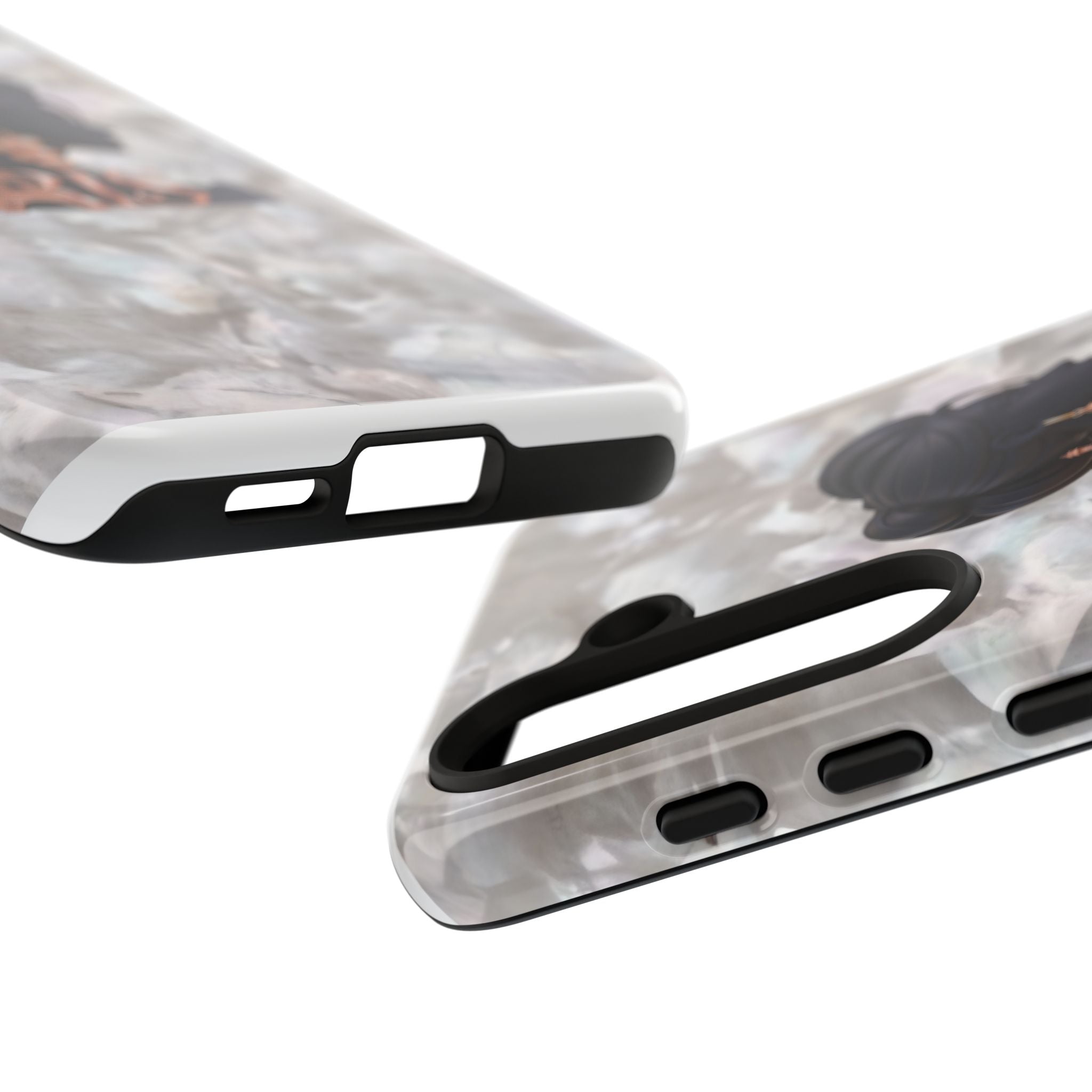 Paris Silhouette Pearl Phone Case — Tough Protective Smartphone Cover Printify