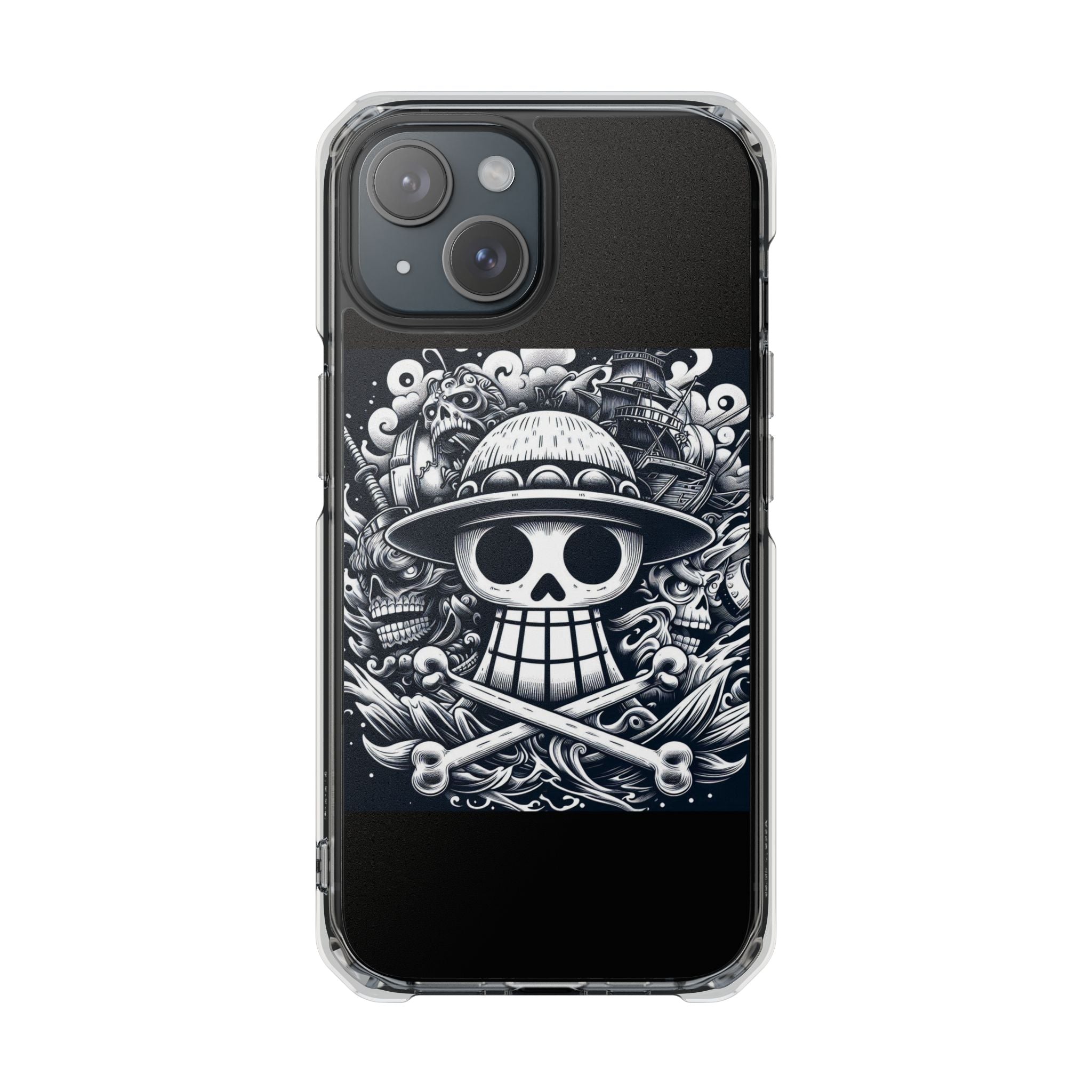One Piece Case | Magnetic Clear Impact Case Printify