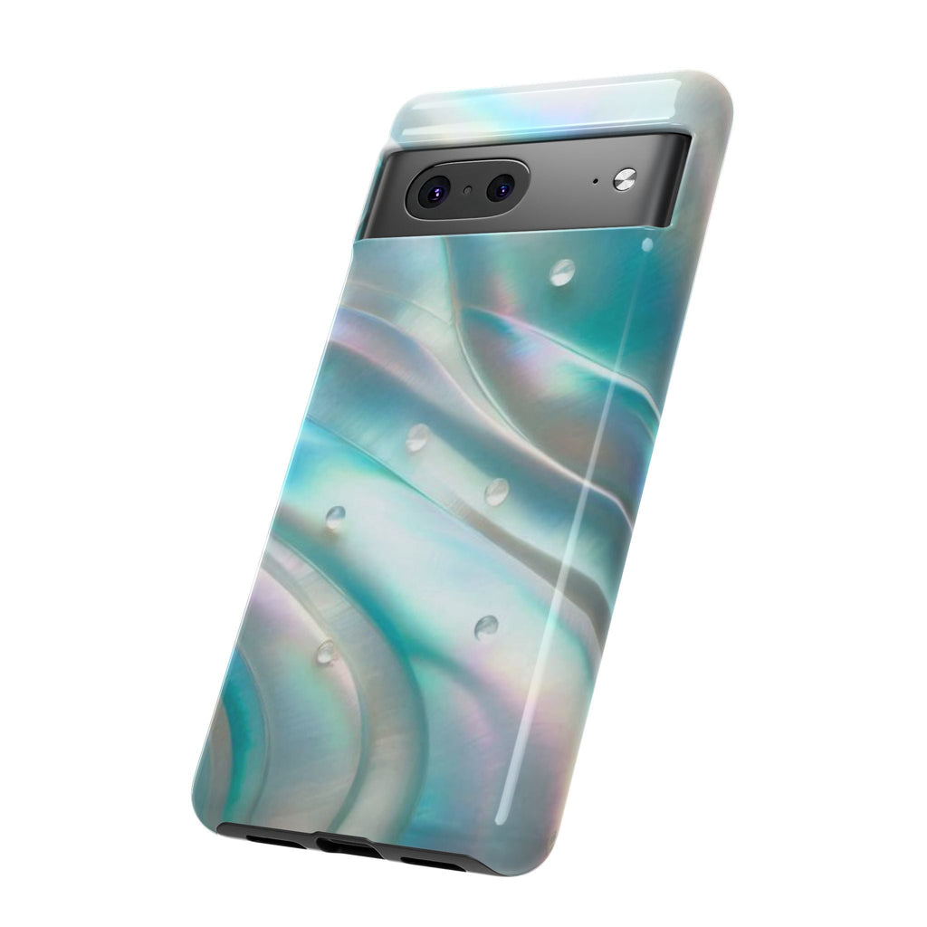Iridescent Pearl Wave phone case | Tough Cases Printify