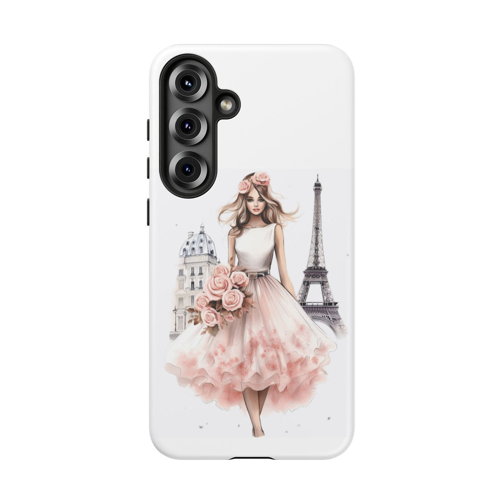 Parisian Ballerina Bouquet phone case | Tough Cases Printify