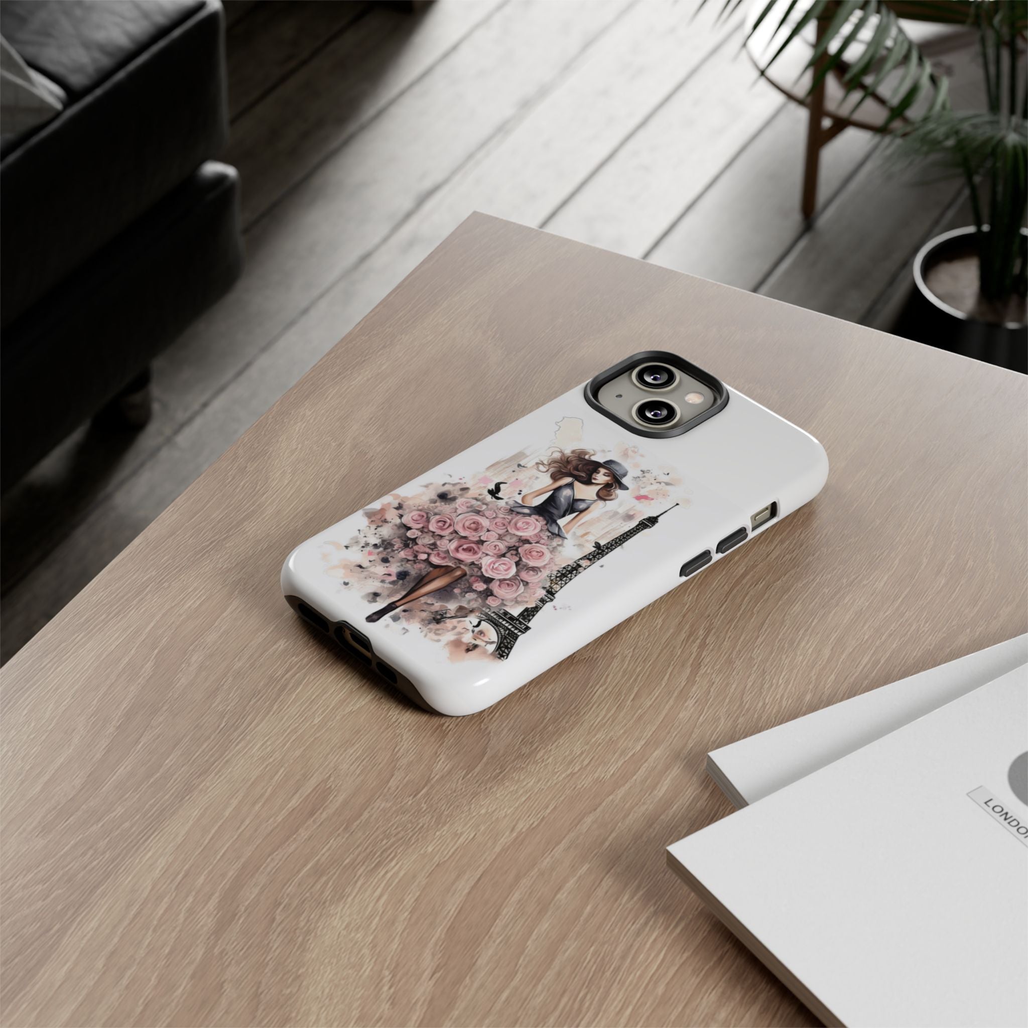 Parisian Rose Dress phone case | iPhone & Samsung slim protective case Printify