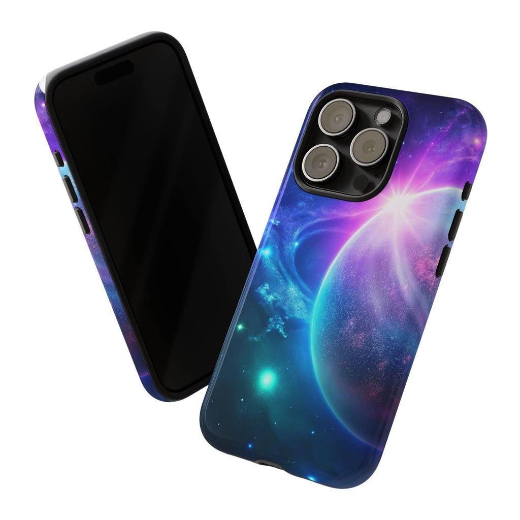 Galaxy Nebula Space Phone Case | Planet Sparkle Tough Case Printify