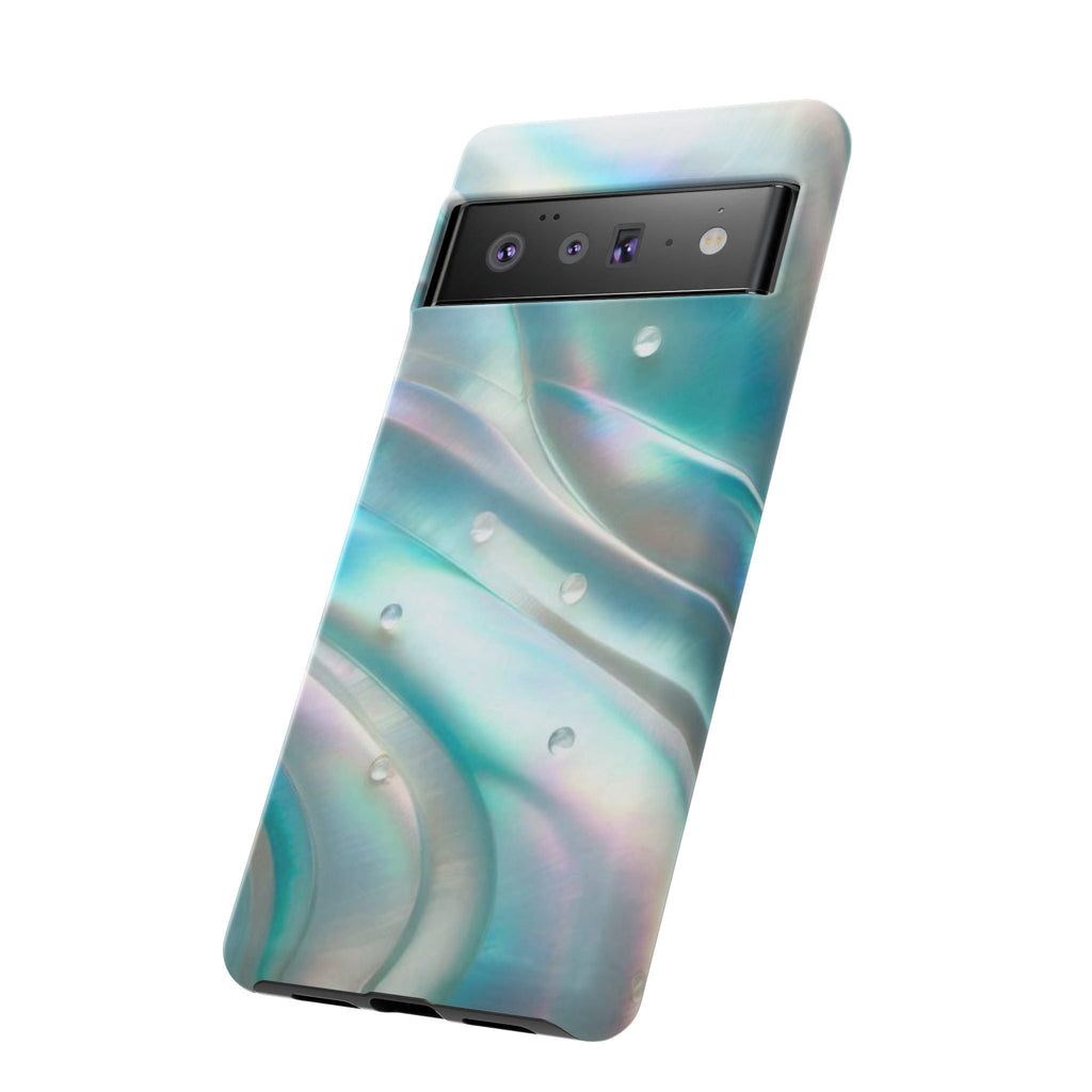 Iridescent Pearl Wave phone case | Tough Cases Printify
