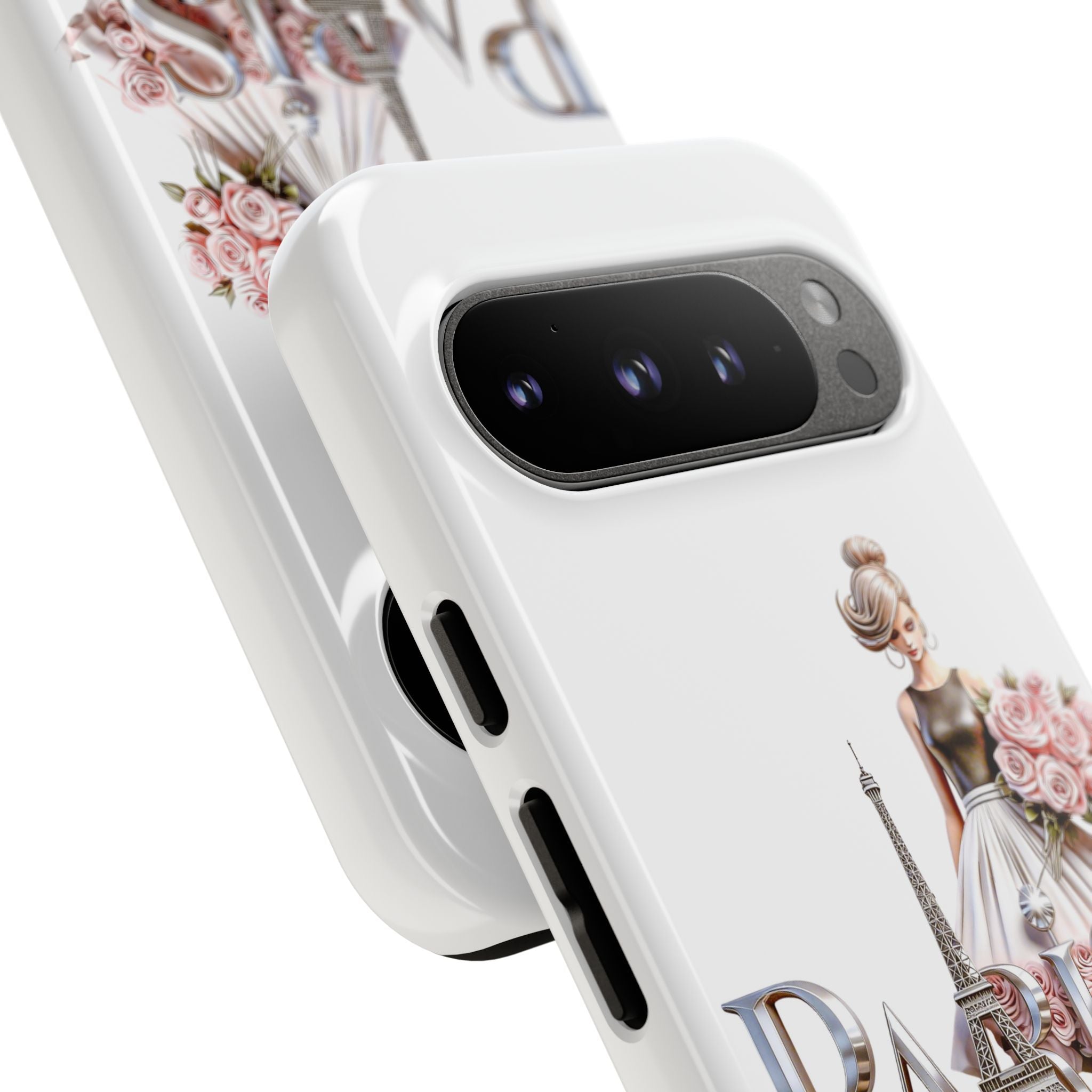 Phone Case | Eiffel Tower Floral Fashion Design Printify