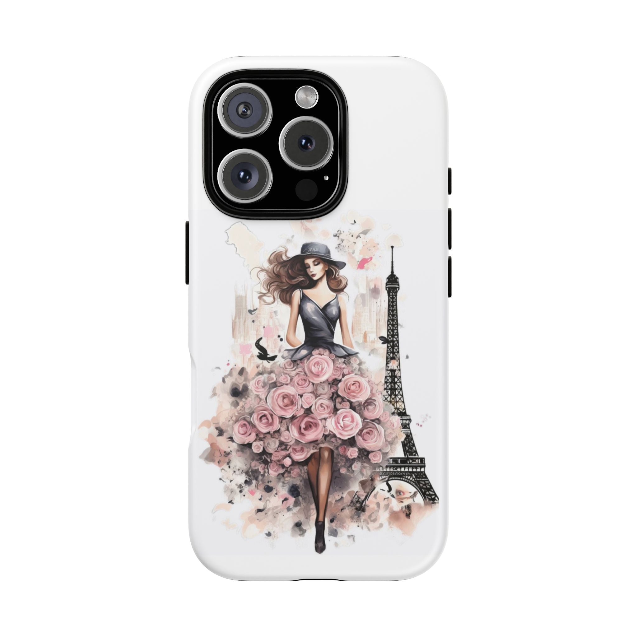 Parisian Rose Dress phone case | iPhone & Samsung slim protective case Printify