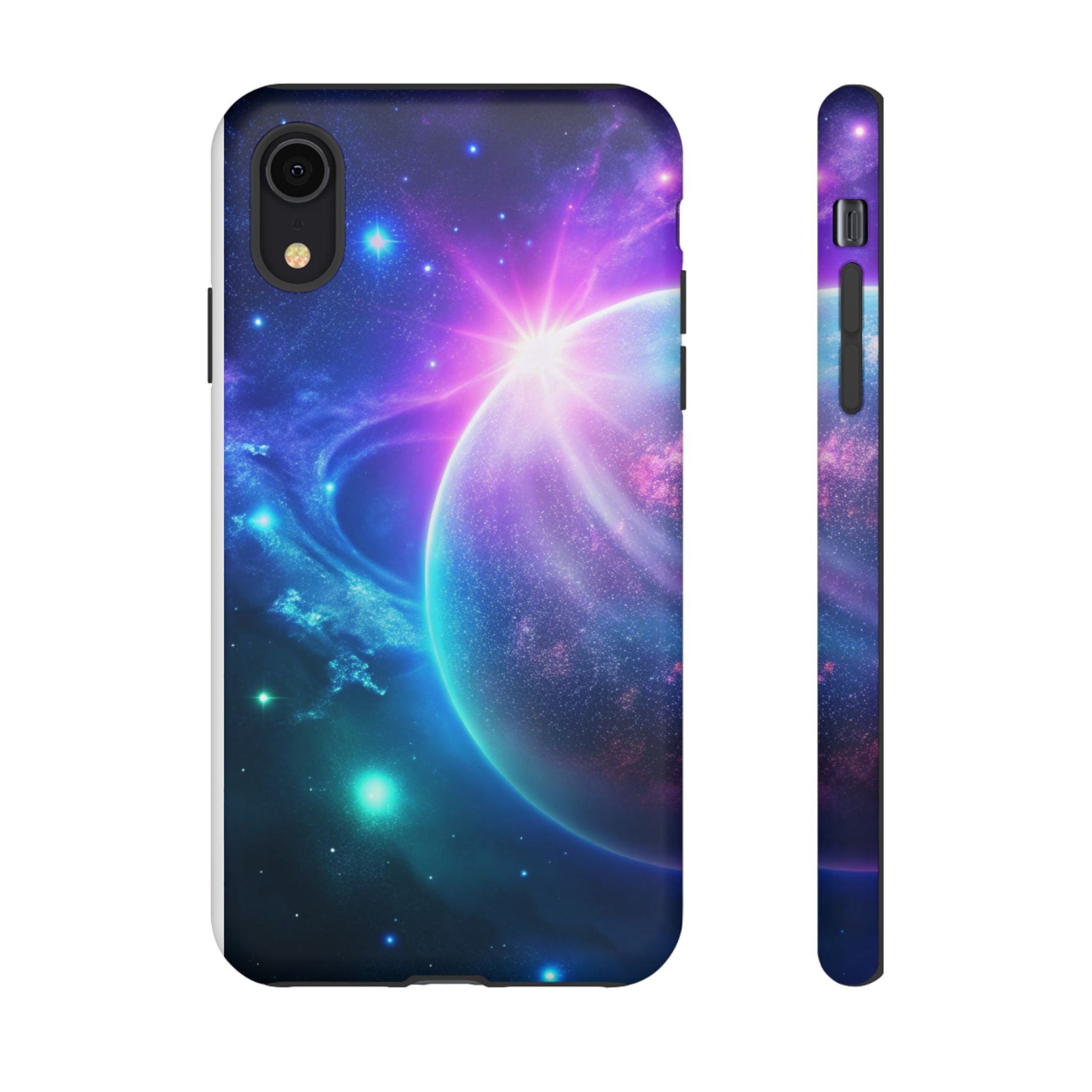 Galaxy Nebula Space Phone Case | Planet Sparkle Tough Case Printify