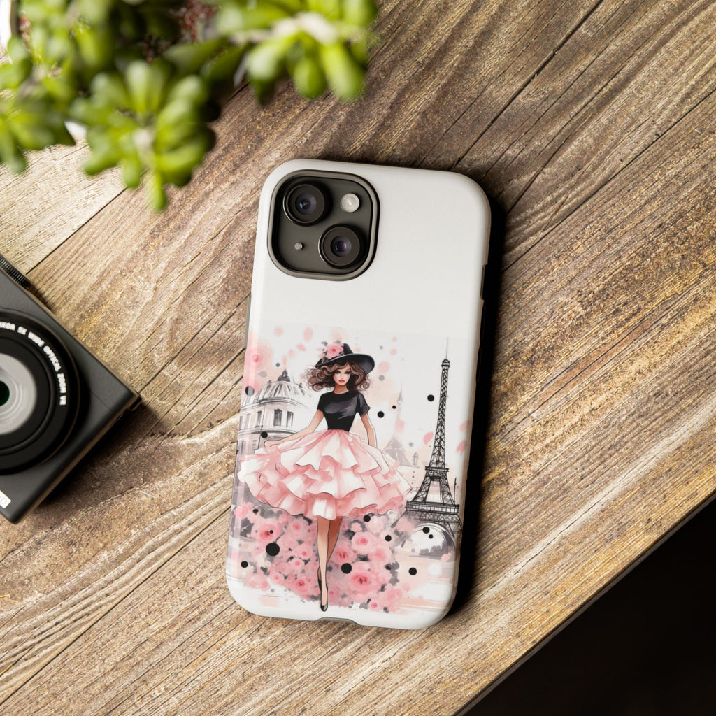 Paris Fashion Illustration Phone Case | Tough Case Printify