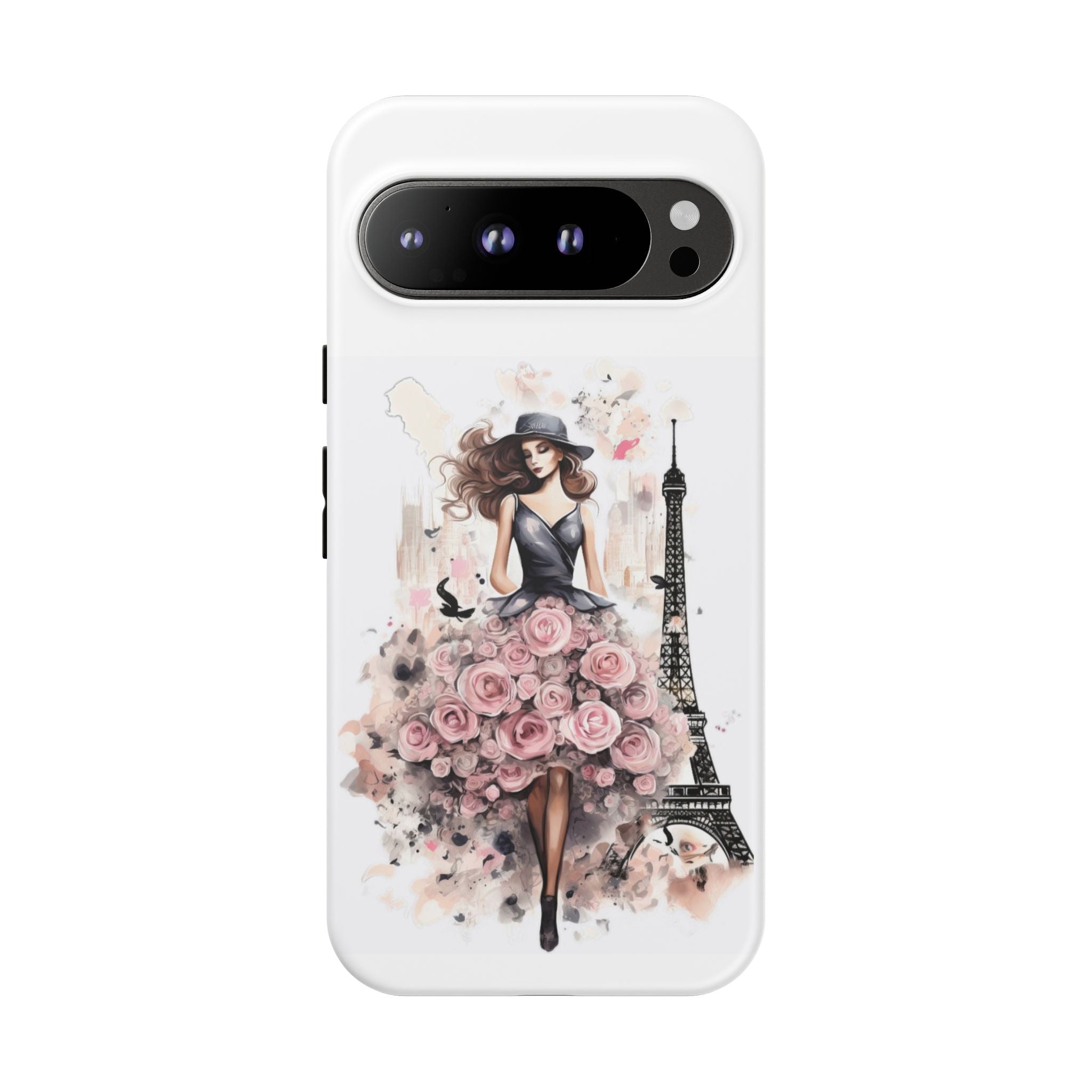 Parisian Rose Dress phone case | iPhone & Samsung slim protective case Printify