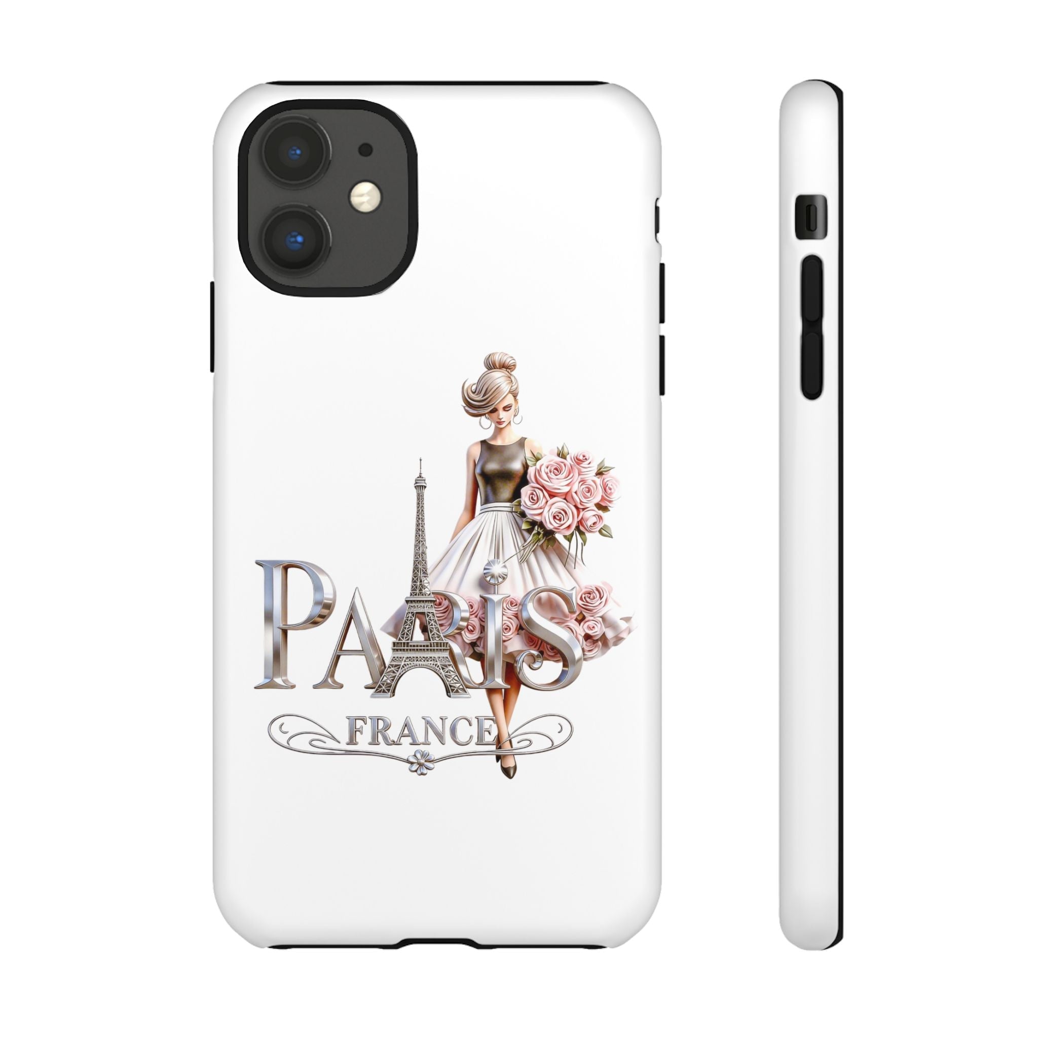 Phone Case | Eiffel Tower Floral Fashion Design Printify