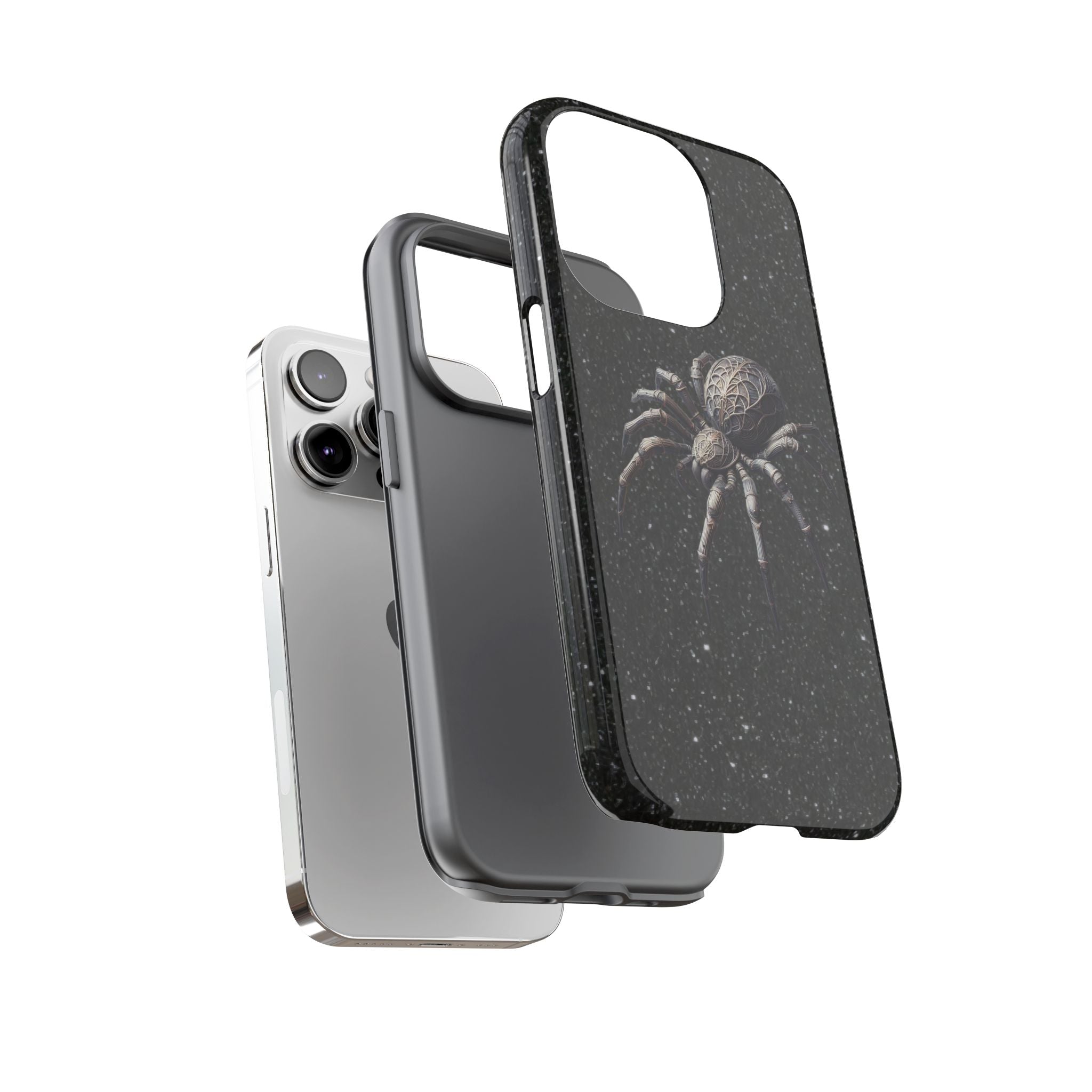 Spider Night Tough Phone Case — Dark Space Tarantula iPhone Cover Printify