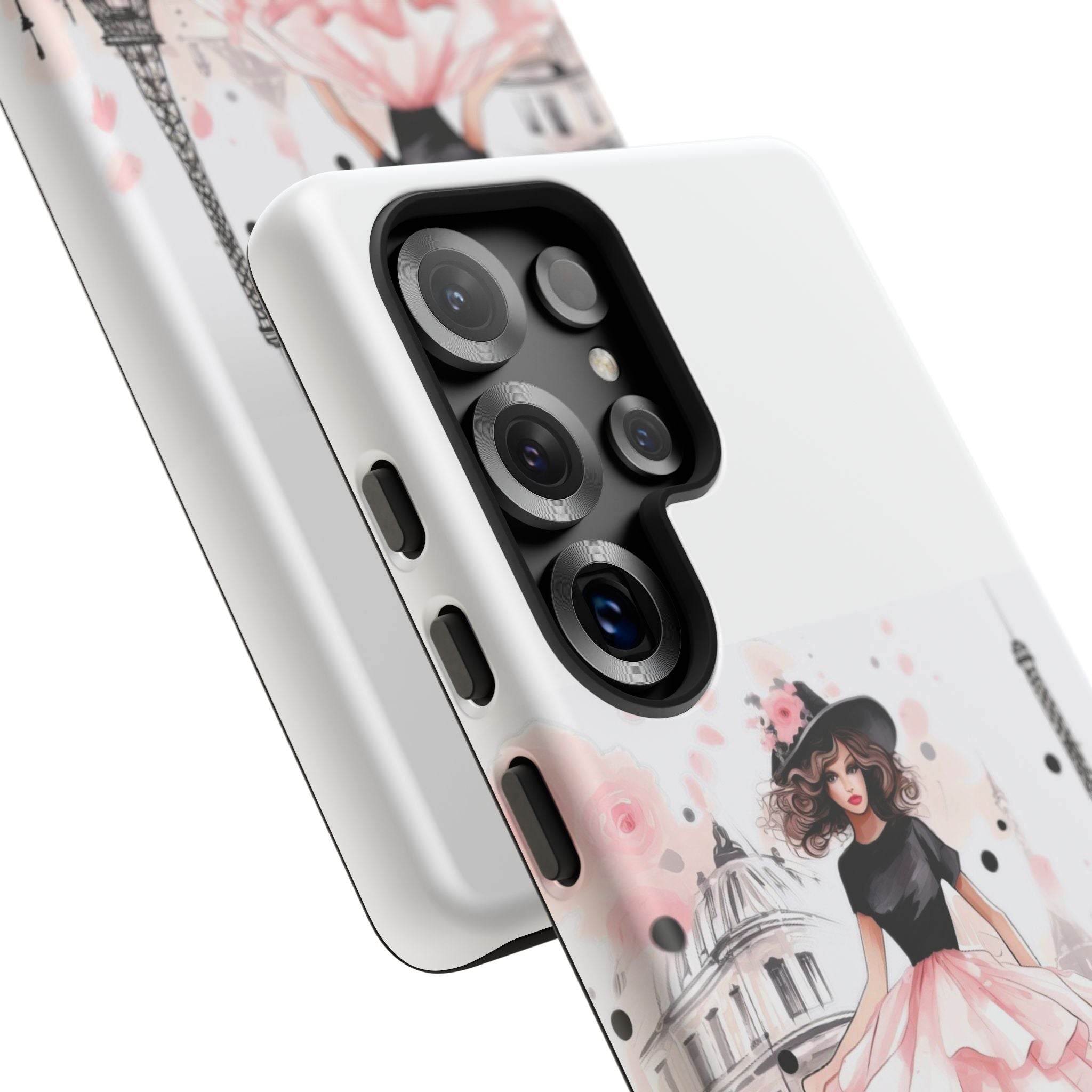 Paris Fashion Illustration Phone Case | Tough Case Printify