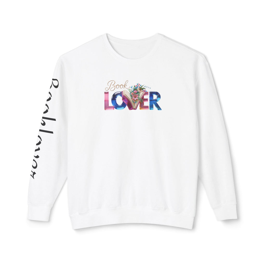 Book Lover Sweatshirt —  Typography Bookworm Pullover Printify